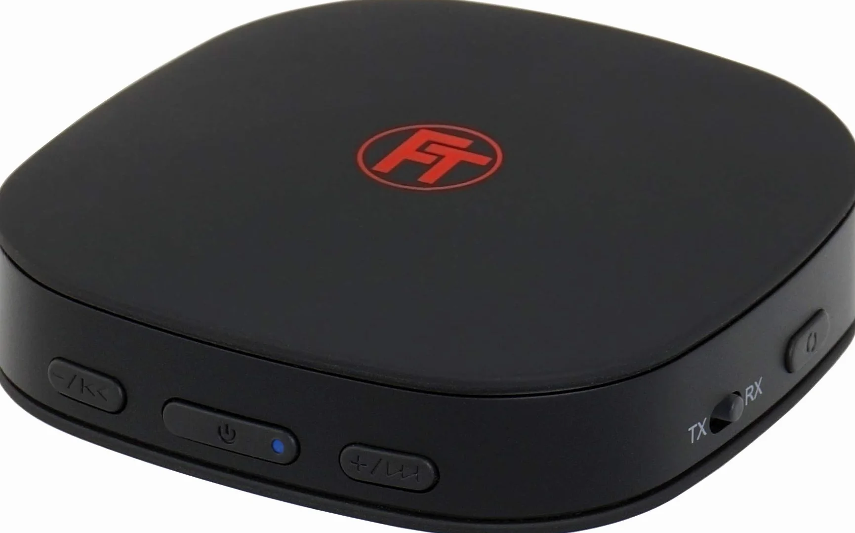 FeinTech Bluetooth 5.0 odbiornik audio aptX HD niskie opóźnienie Toslink SPDIF, czarny | wbudowany akumulator, AUX SPDIF Toslink
