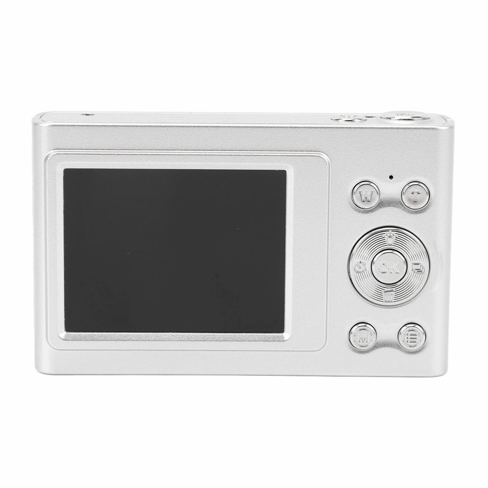 Aparat Cyfrowy, Kieszonkowy Kompaktowy Aparat FHD 48 MP 1080P z 2,4-calowym Ekranem IPS, 16-krotnym Zoomem Cyfrowym, Paskiem na rękę, Czujnikiem CMOS, do Fotografowania Vlogów