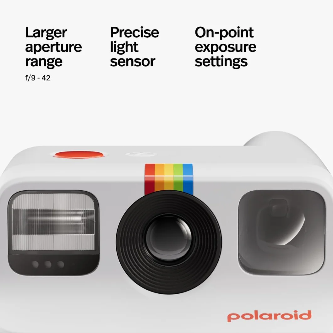 Polaroid - Pakiet Instant Camera Go Gen 2 czarny + czarny klips