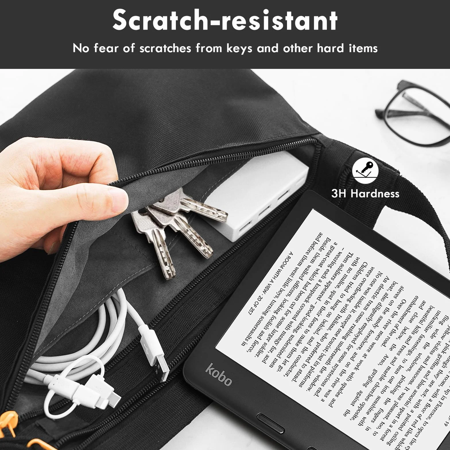 TiMOVO 3 Pack Screen Protector for Kobo Libra Colour 7 Inches 2024/Kobo Libra 2 E-Reader 7 Inch 2021, PET Matte Anti-Glare