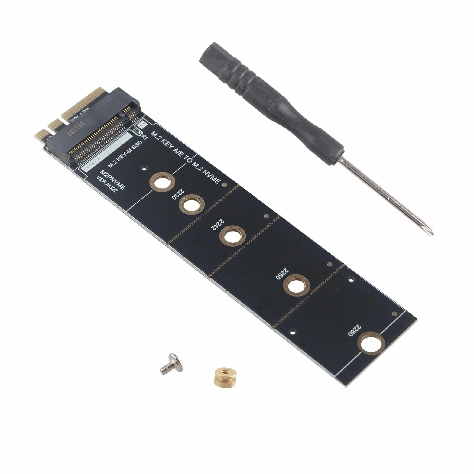 Key A E do NVMe Adapter karta NGFF na klucz M gniazdo rozszerzeń do SSD 2230-2280 interfejs metr Bluetooth WiFi