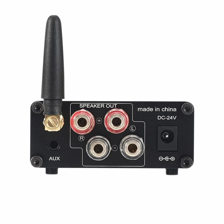 Wzmacniacz Hi-Fi，Wzmacniacz audio 80 W + 80 W Infineon MA12070 Cyfrowy wzmacniacz audio Bluetooth 5.0 HiFi Stereo Klasa D Aux