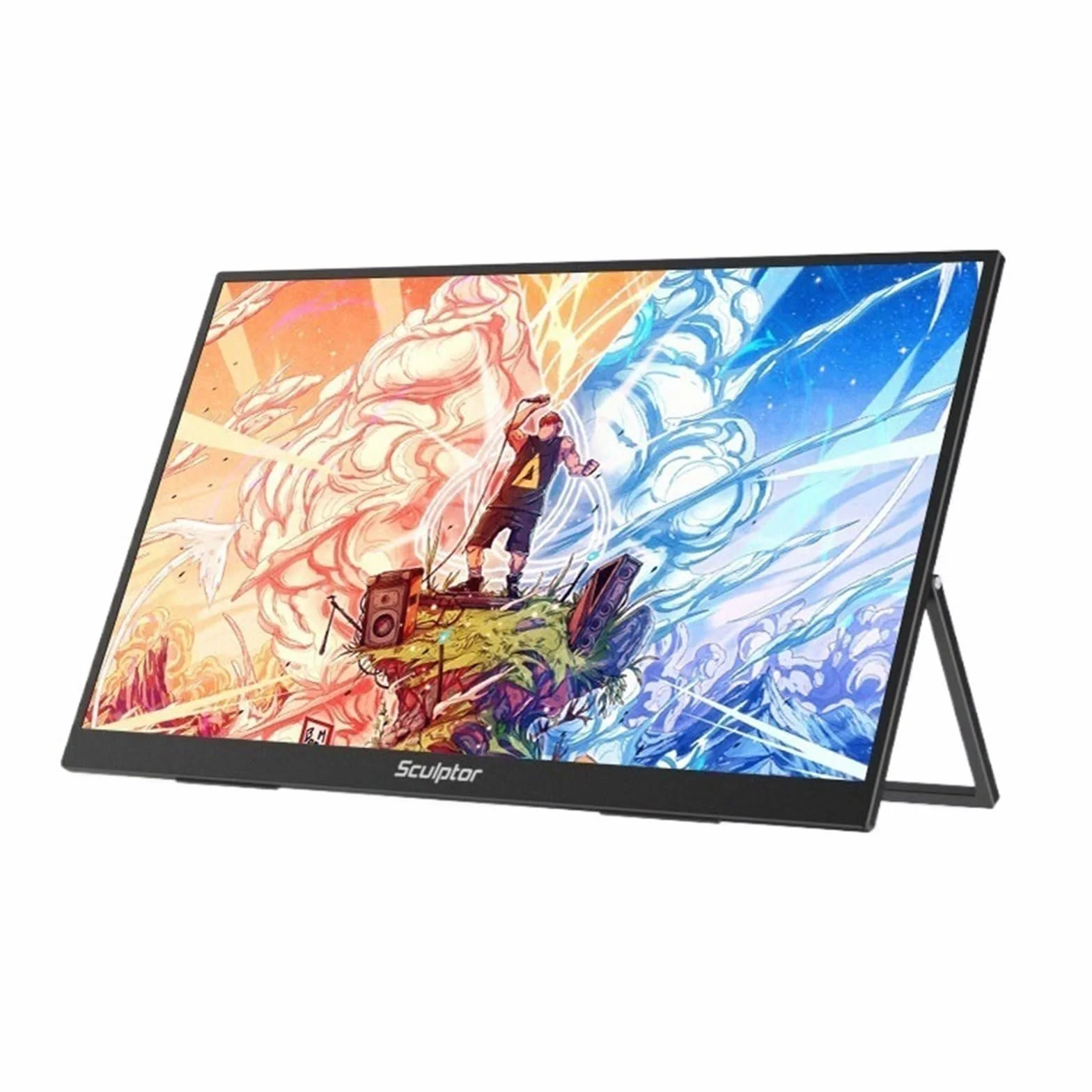 Ekran mobilny 18-calowy zewnętrzny monitor IPS 2,5K Telefon komórkowy Laptop Ekran rozszerzający Konsola do gier Dodatkowy ekran Rozdzielczość 2560 * 1600