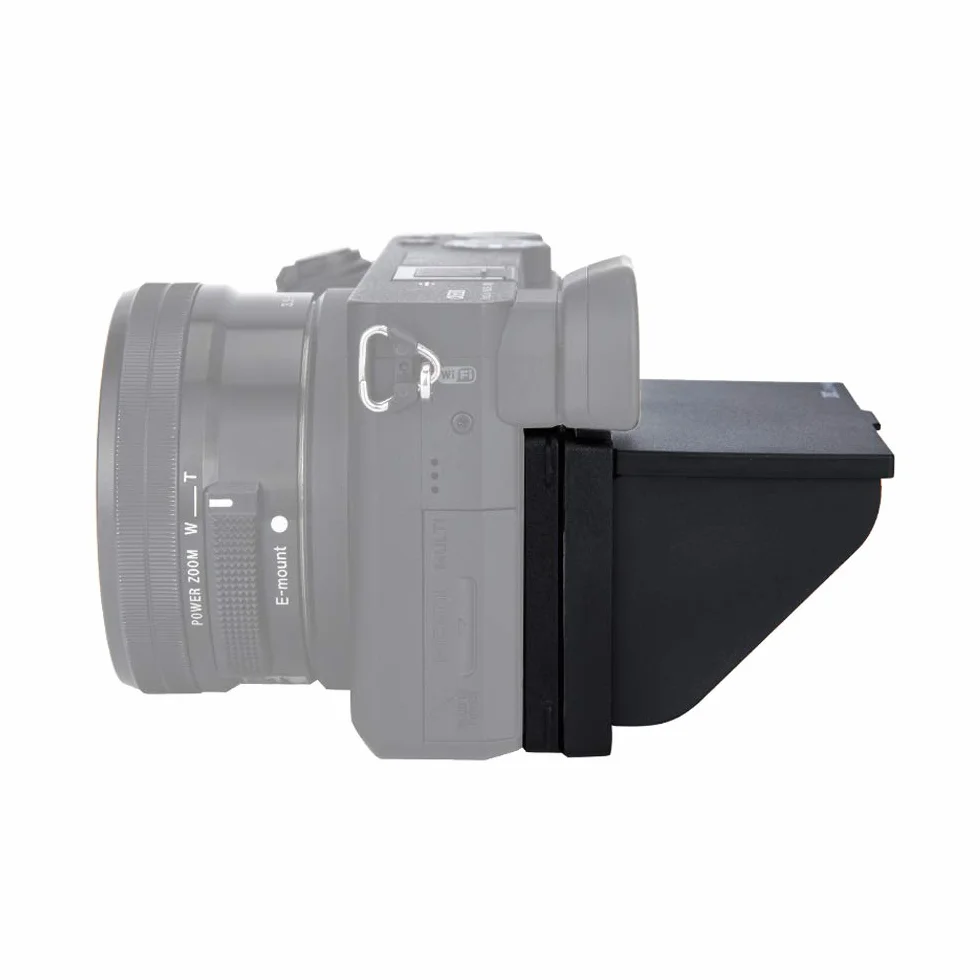JJC Osłona LCD do aparatu Sony A6600 A6500 A6400 A6300 A6100 A6000 | Antyodblaskowy do osłony przeciwsłonecznej na zewnątrz