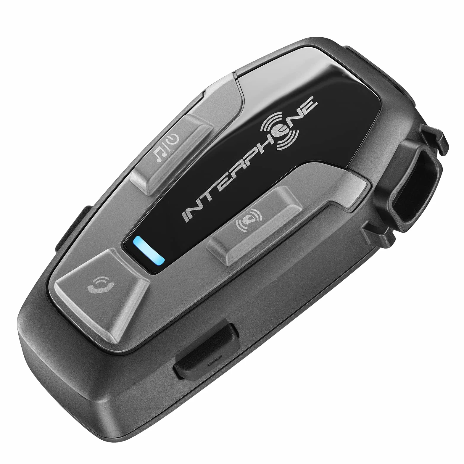 INTERPHONE U-COM6R | Podwójne | Zdejmowany interkom motocyklowy Bluetooth 5.2 i zintegrowana bateria 15 godzin autonomii, motocykl 1 km, kompatybilny z TFT i GPS, wodoodporny, głośnik 32 mm