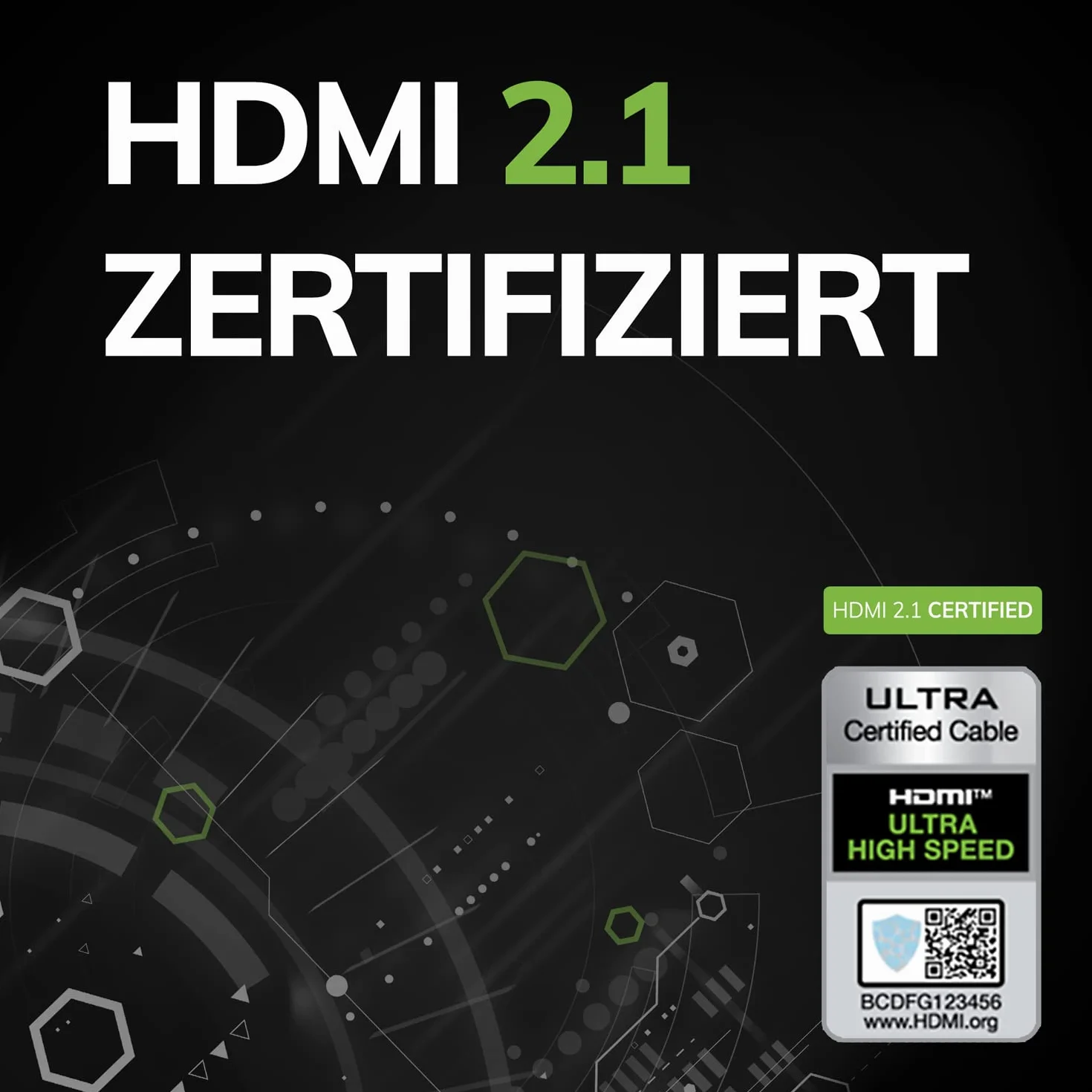 OEHLBACH Black Magic MKII - 8K Ultra High-Speed kabel HDMI - 8K FUHD 60Hz 4320p / 4K 120Hz 2160p - 48 Gbit/s (21:9 Cinema, 3D, Dolby Vision, Dynamic HDR 10+, VRR, eARC, UHD2) - 5 metrów, biały