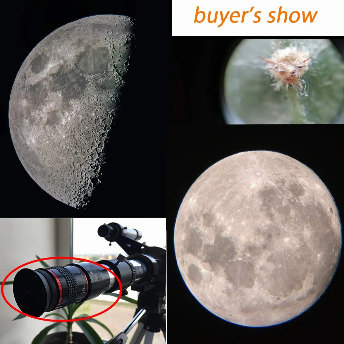 Svbony Zestaw Okularów 1,25" 68° Szerokokątnych Akcesoria Teleskopowe | 68 topni 6mm 9mm 15mm 20mm Akcesoria do Teleskopów do Teleskopu Astronomicznego