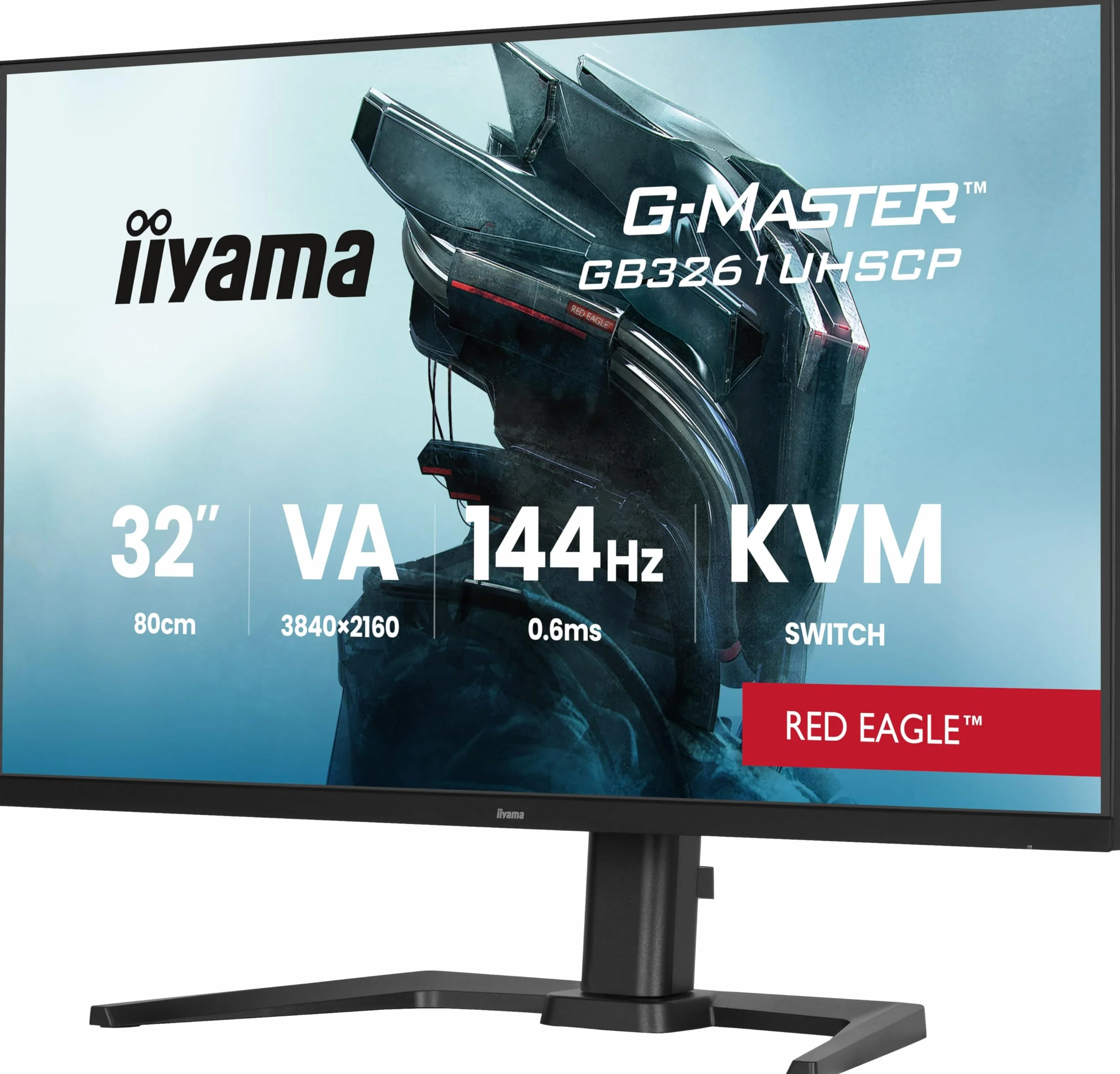 iiyama GB3261UHSCP-B1-31,5", IPS, 3840 x 2160/144 Hz, 2H1DPType-C, PD95W .KVM HAS