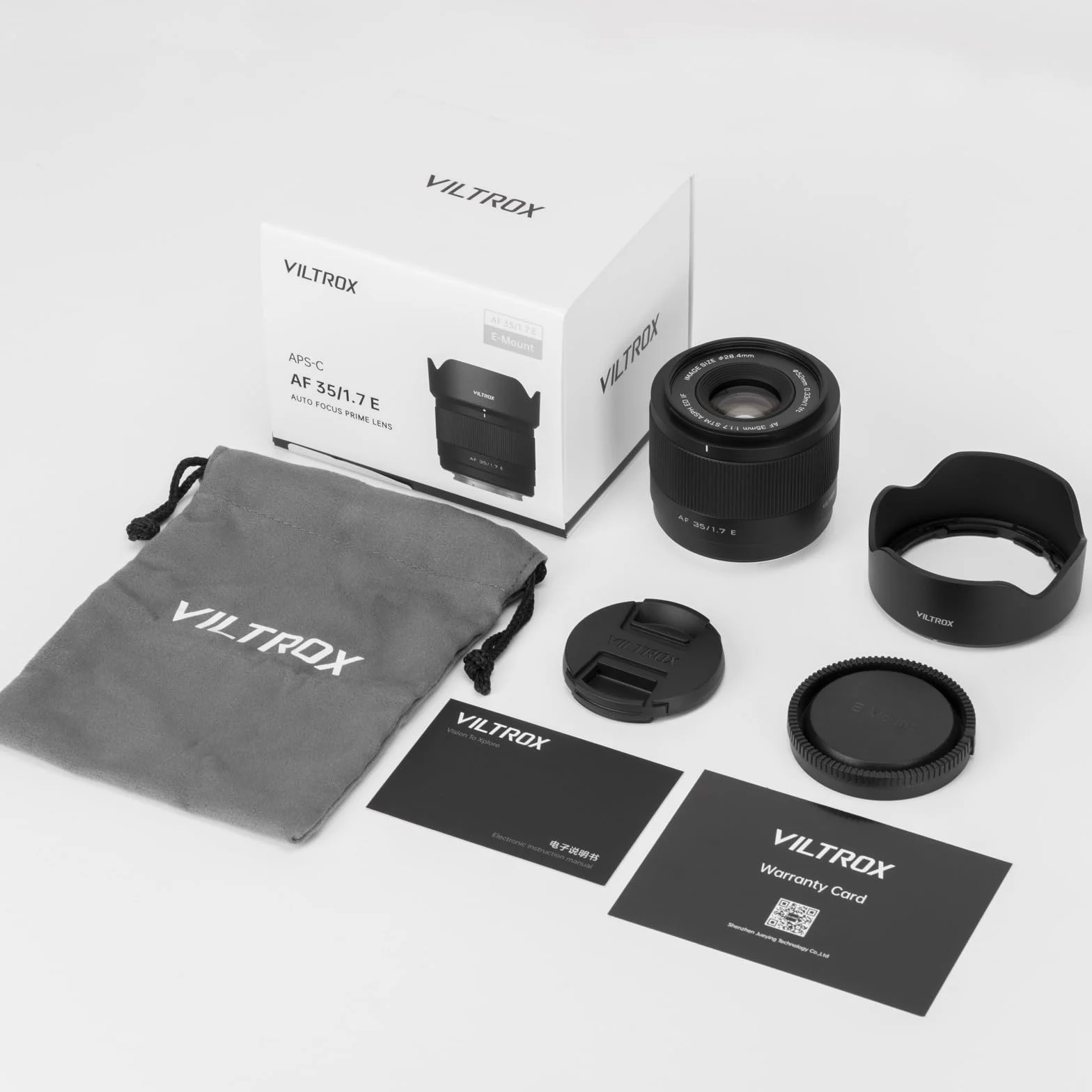 VILTROX Obiektyw APS-C 35 mm F1.7 E do Sony E, STM obiektyw z automatyczną ostrością do aparatów Sony E-Mount FX3 A7C A7RII A7SII A7II A7RIII A7IV A7RIV A9 A1 ZVE1 A93 A6700 A6600 A6500 A6400 ZV-E100