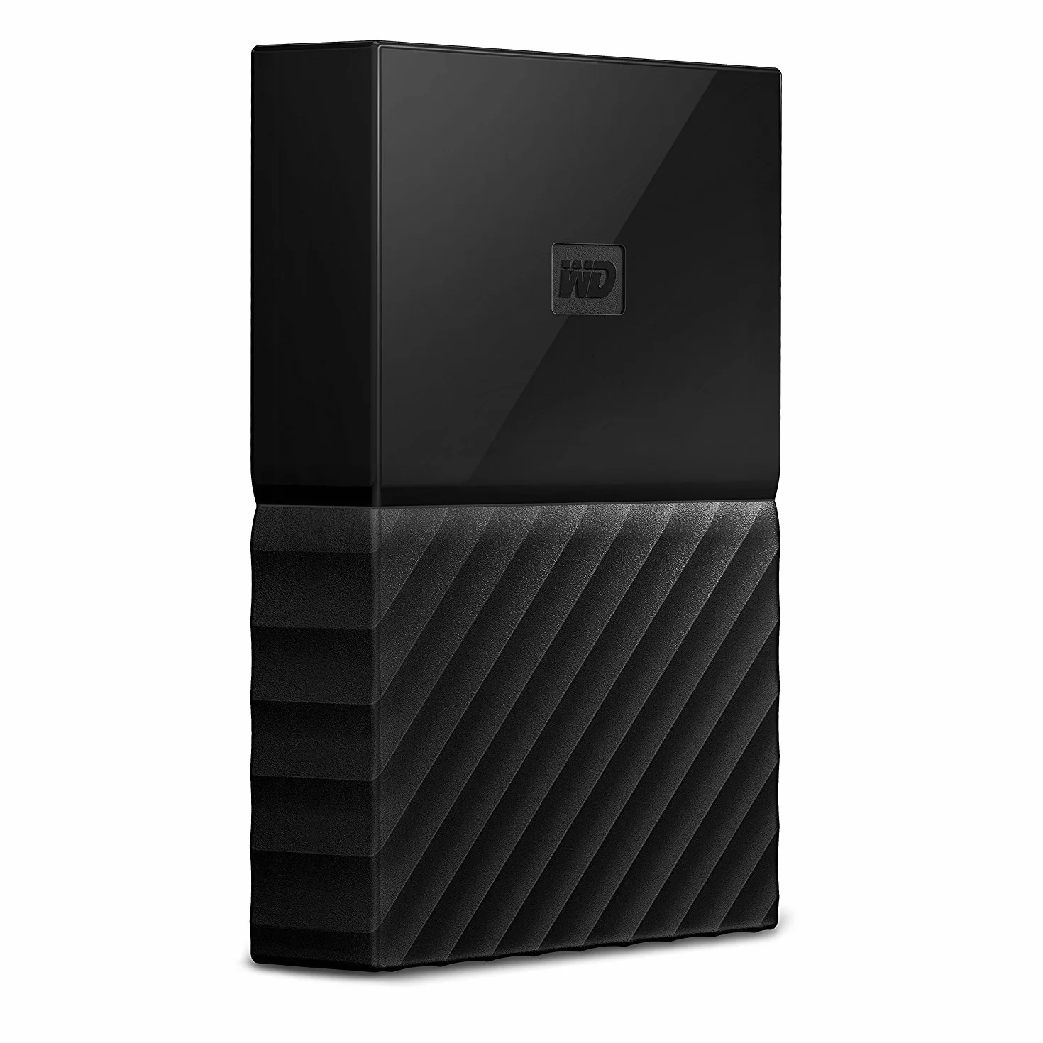 WD My Passport 2 TB, przenośny zewnętrzny dysk twardy (6,4 cm (2,5 cala), z ochroną hasłem, standardowa powierzchnia czarna, WDBYNN0020BBK-WESN