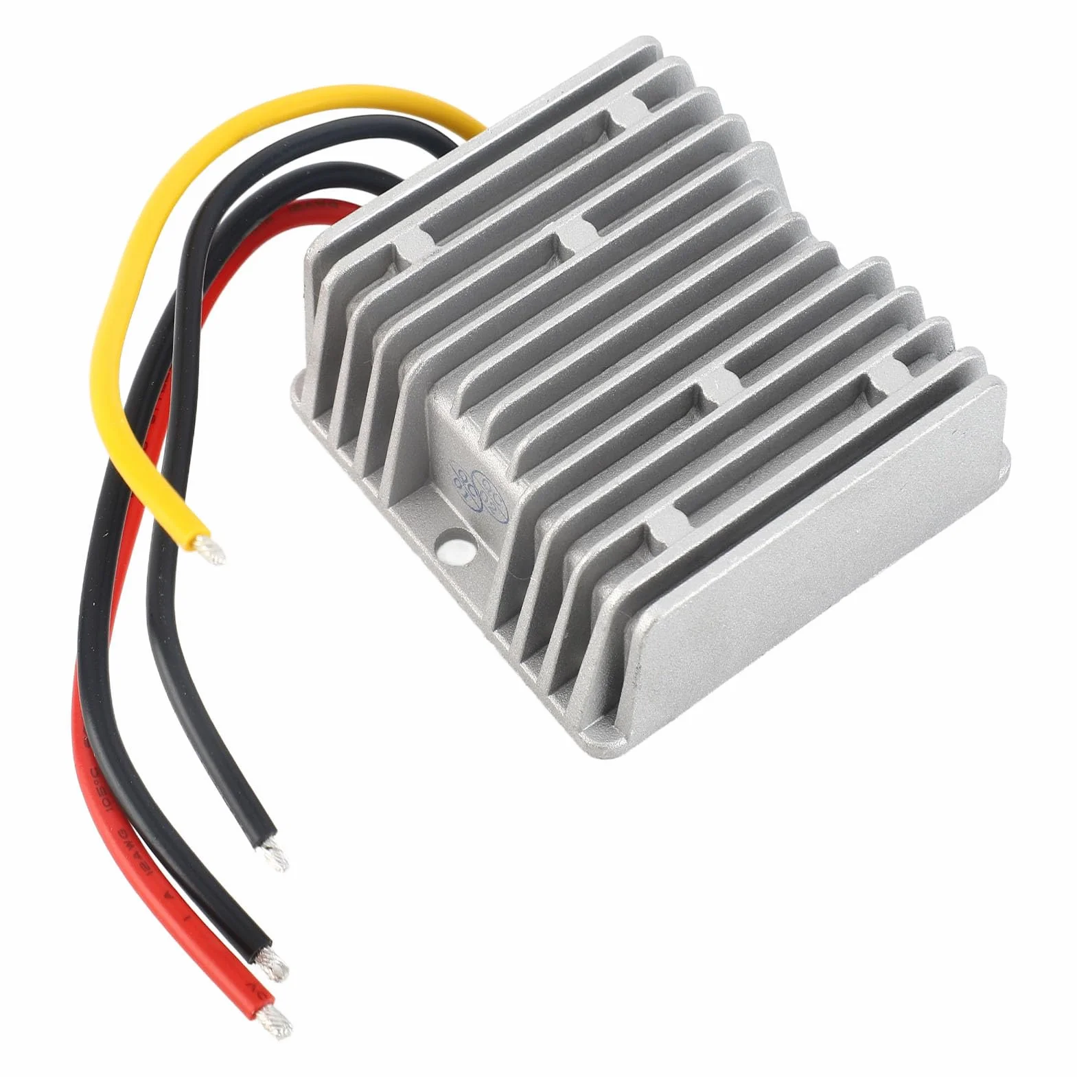 Keenso Przetwornica Obniżająca Napięcie Aluminiowa Przetwornica Napięcia Prądu Stałego 8 V do 36 V do 13,8 20 A 276 W IP68 Synchroniczna Prostownica Wózka Samochodowego LED Układ Słoneczny