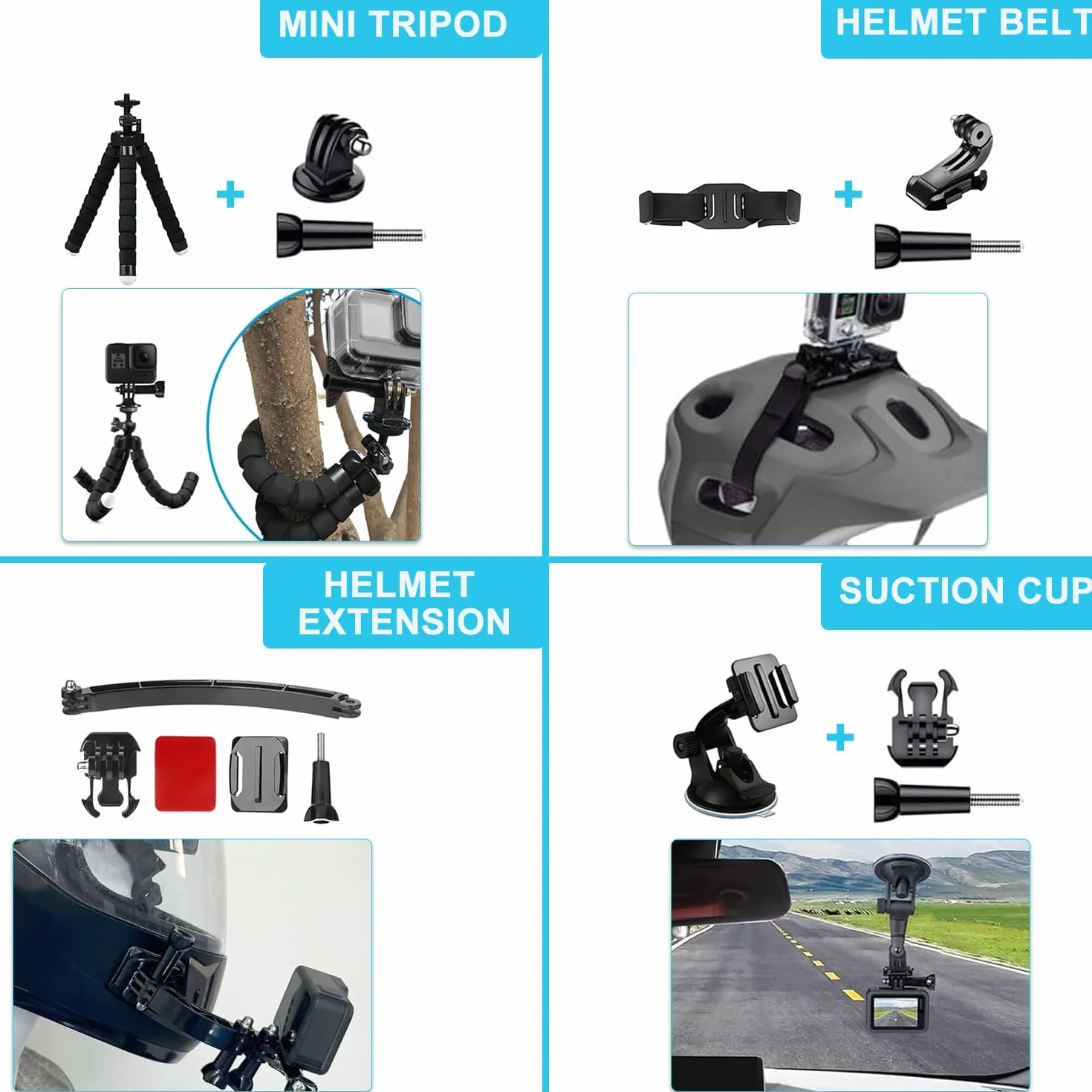 Akcesoria do DJI Osmo Action 6, Saprdii wodoszczelna obudowa, pływający uchwyt, folia ochronna na wyświetlacz, uchwyt do selfie kijek do roweru, akcesoria do nurkowania do DJI Osmo Action