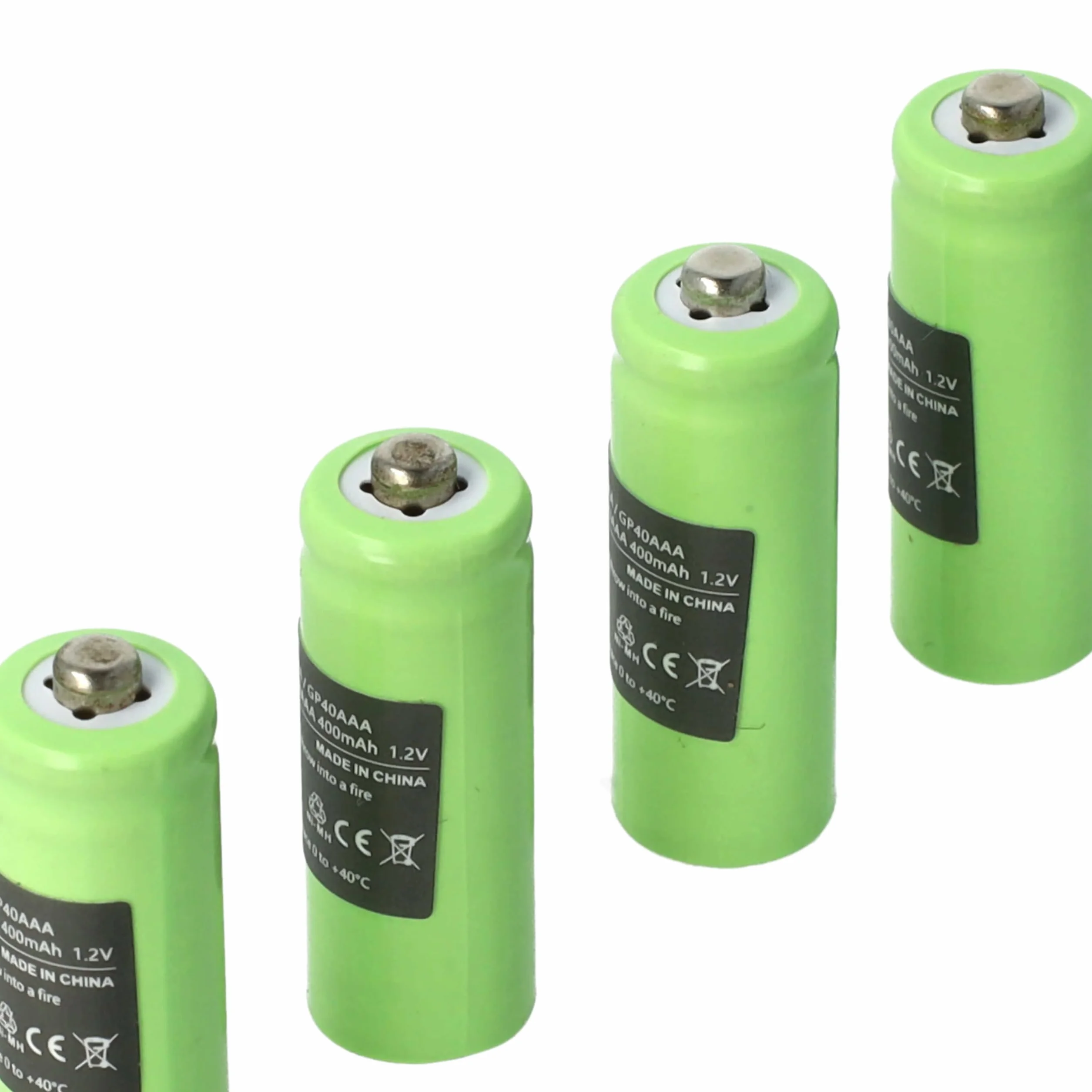 vhbw 4 x bateria kompatybilna z telefonem stacjonarnym Hagenuk Classico iDect X1, X1i, X11 (400 mAh, 1,2 V, NiMH) - zamiennik GP40AAA