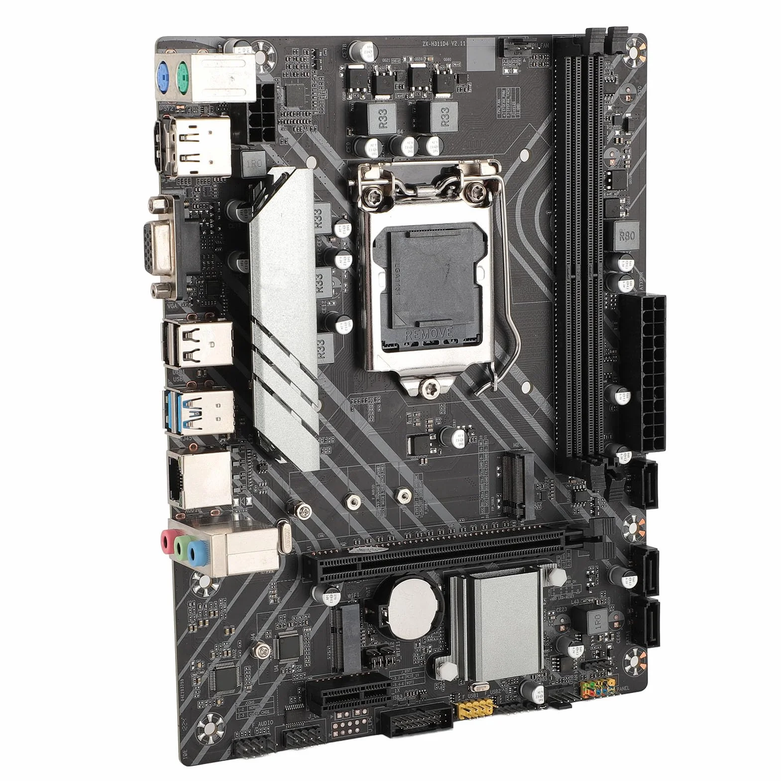 Płyta Główna Komputera H311, Płyta Główna do Gier DDR4, Gniazdo LAN M.2 1000 Mbps USB 3.2 Gen1 Płyta Główna do Gier z DisplayPort dla LGA 1151