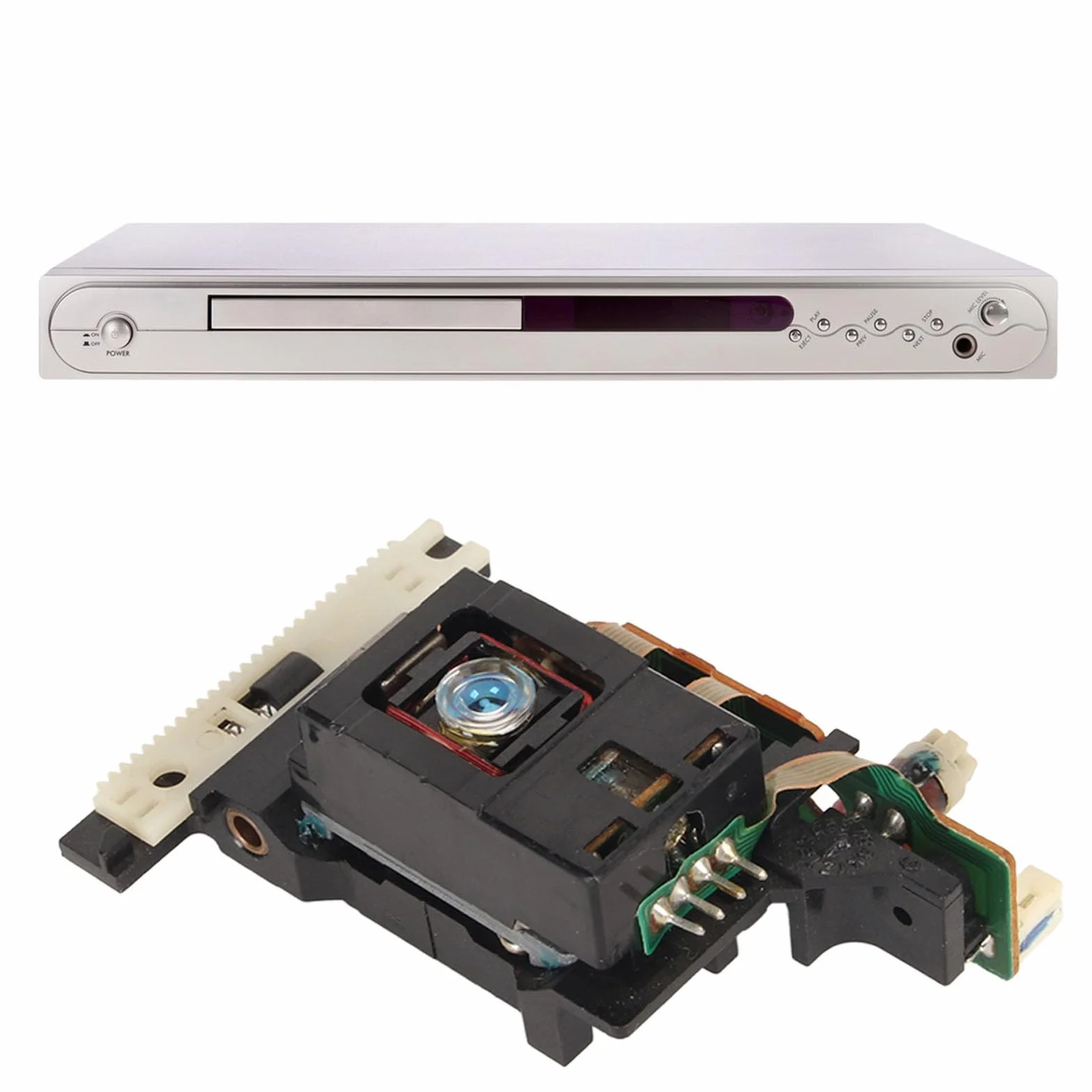 HOP-M3 6PIN + 8PIN Głowica Lasera CD do Odtwarzacza CD RCD1.3 RCD1.3D, część Zamienna Mechanizmu CD