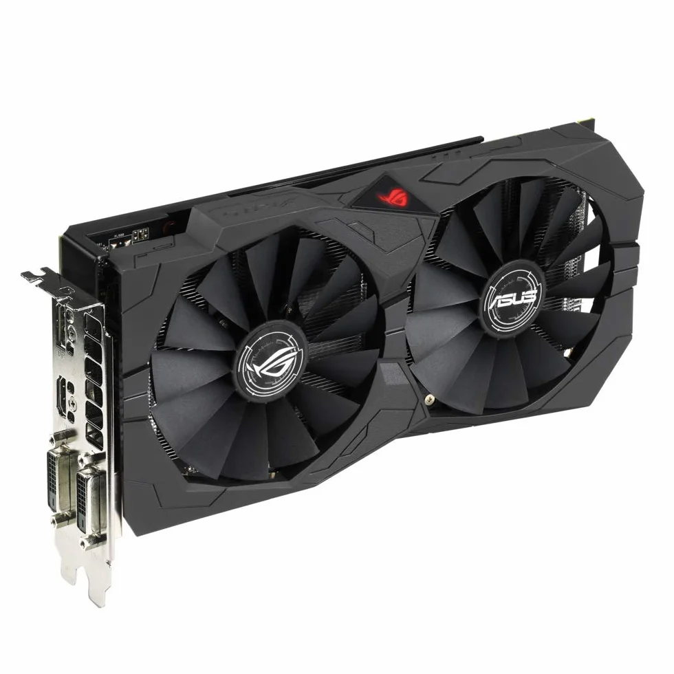 ASUS ROG Strix-RX570-O8G-Gaming karta graficzna AMD Radeon (8 GB pamięci GDDR5, PCIe 3.0, HDMI, DisplayPort)