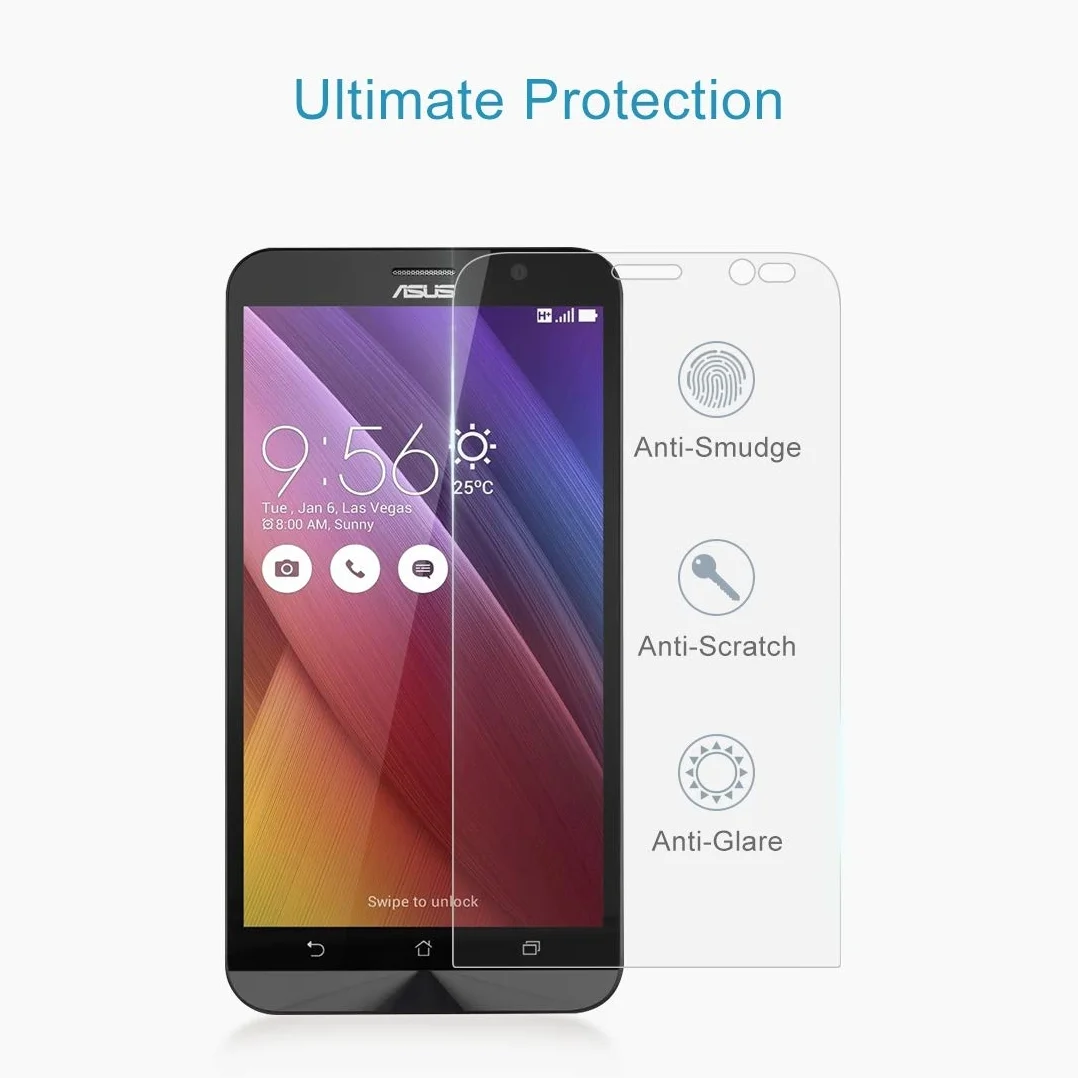 Folia ochronna na ekran 100 szt. 0,26 mm 9H 2,5D folia ze szkła hartowanego kompatybilna z Asus Zenfone Go ZB551KL akcesoria do telefonów komórkowych