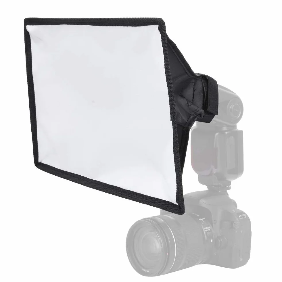 Dyfuzor softbox, 20 x 30 cm, przenośny, lekki, składany, softbox, dyfuzor do błyskowa,