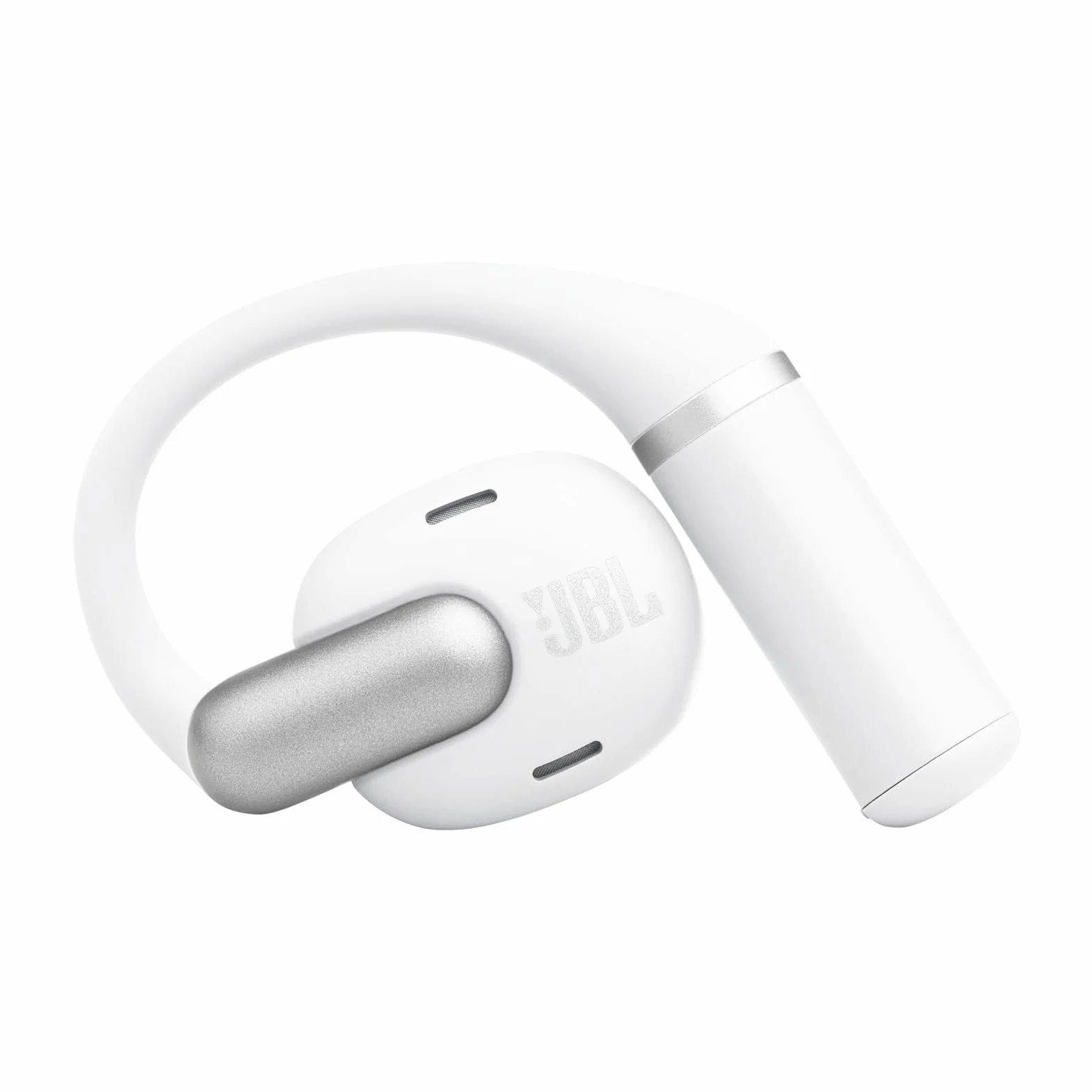 JBL Sense Pro, Bezprzewodowe Słuchawki Douszne, Białe | Otwartą Konstrukcją i Zaczepem na Ucho, JBL OpenSound, 38 Godziny Działania, Odporne na Wodę i Kurz IP57