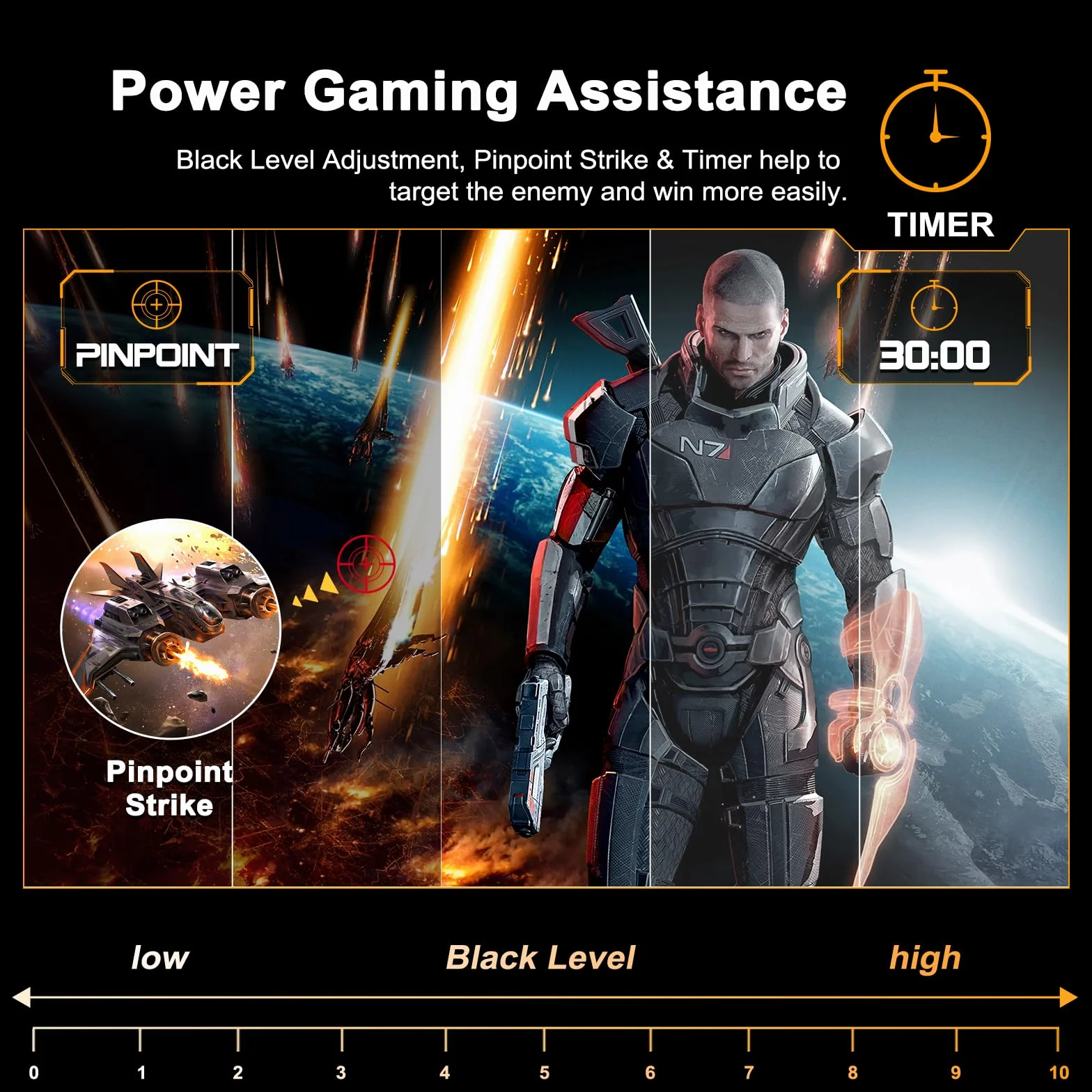 SANSUI Zakrzywiony monitor do gier 24 cale do 180 Hz MPRT 1 ms ze zintegrowanymi głośnikami, monitor komputerowy FHD 1080P Freesync 130% sRGB HDR, porty HDMI DP zamontować VESA wsparcie