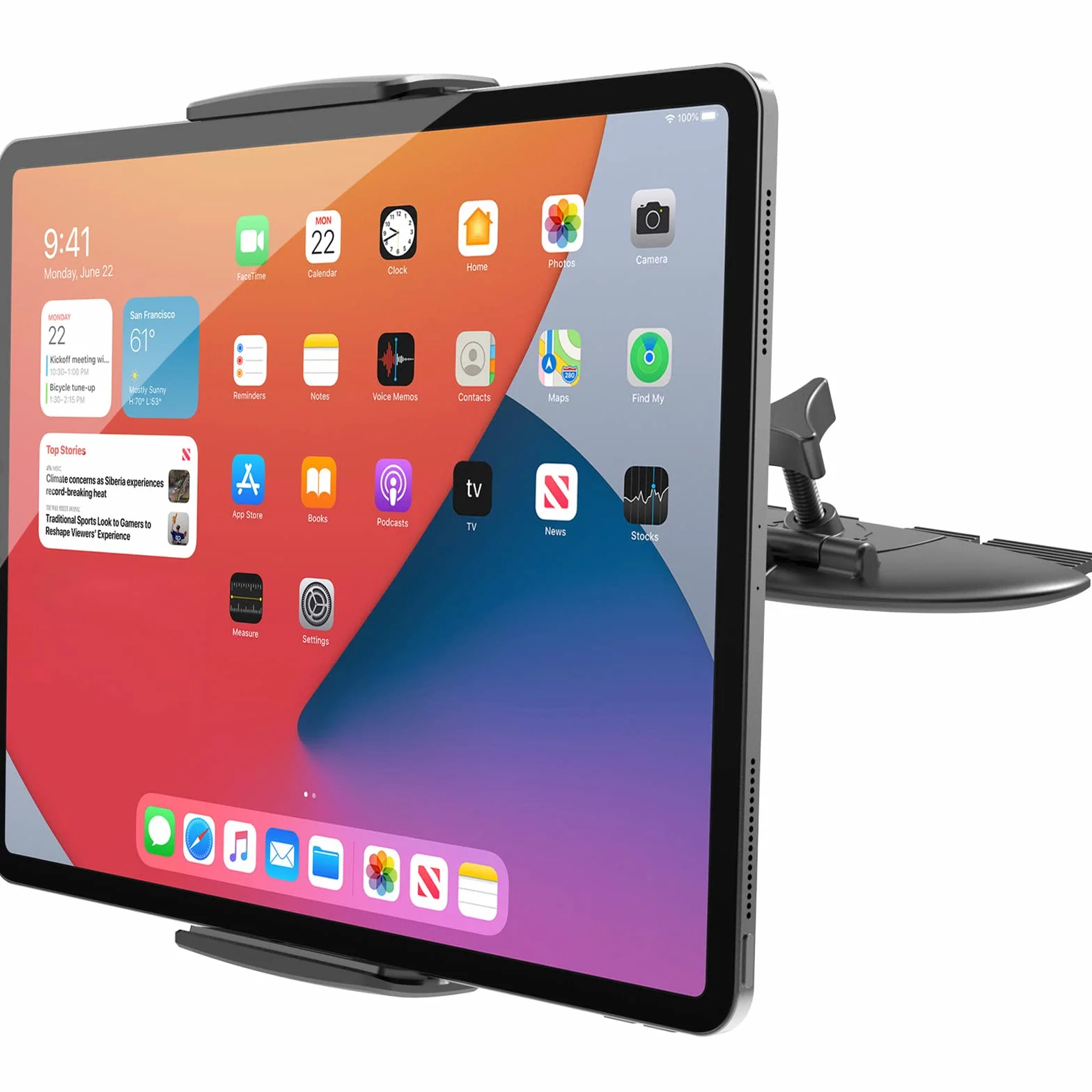 APPS2Car Uniwersalny otwór na tablet CD uchwyt samochodowy stojak