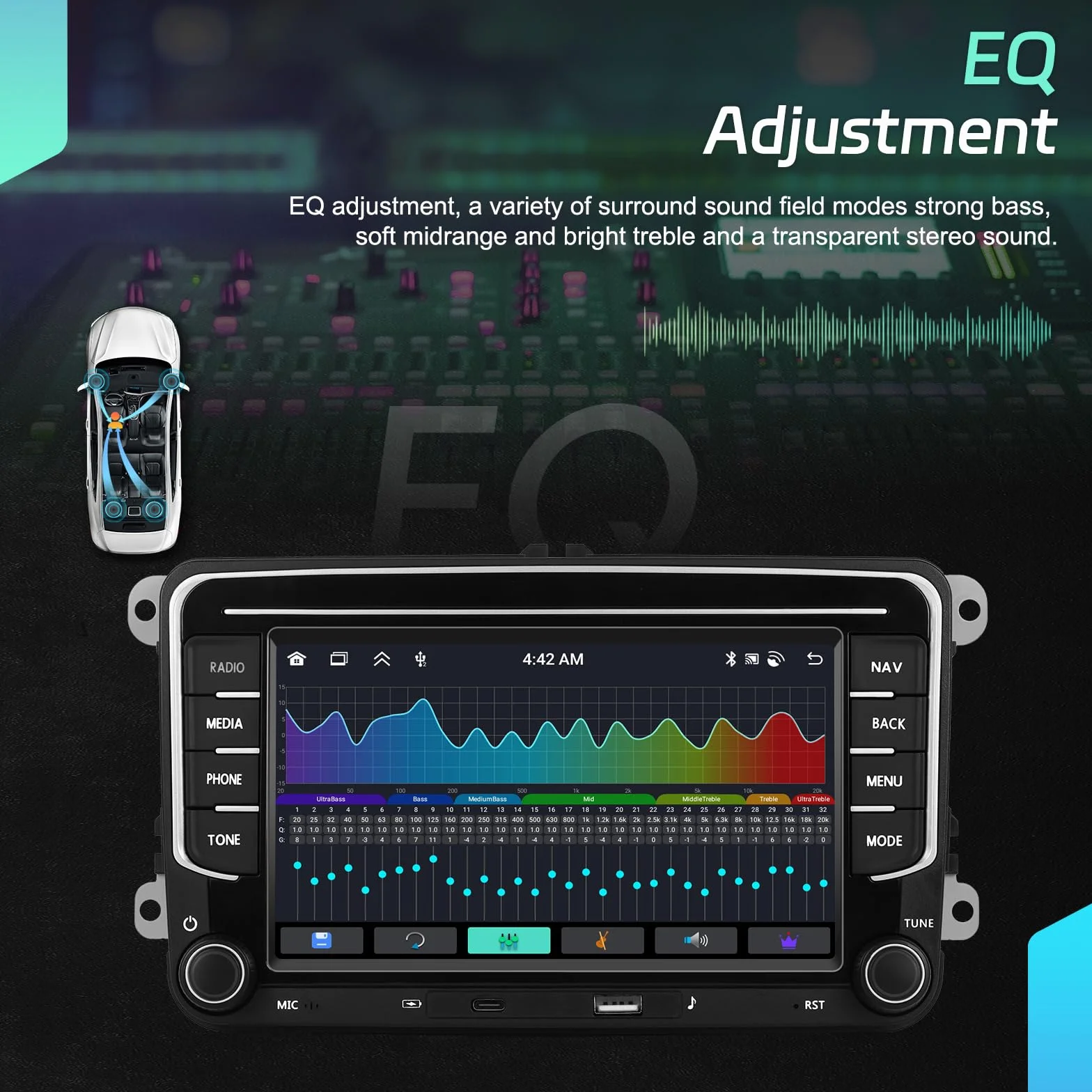 Nowy odtwarzacz multimedialny Zomolither z systemem Android 15 6 GB RAM + 128 GB pamięci dla VW Golf 5 6 Polo 5 Passat B6 B7 Touran – bezprzewodowy CarPlay ekran dotykowy 7