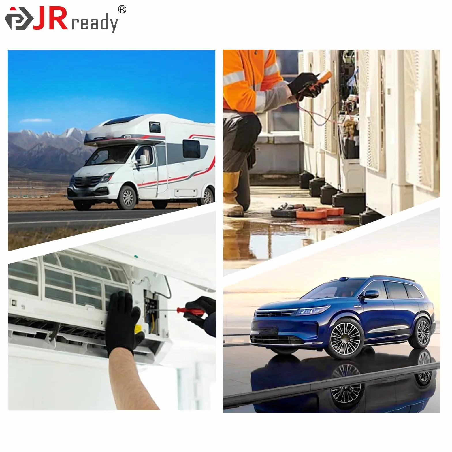 JRready ST6499 zestaw złączy samochodowych z wtyczką Molex, 2-12-biegunowe, styki zaciskowe, obudowa PA66, do instalacji samochodowych i elektrycznych – zestaw 345 części wraz z zestawem ściągaczy, do