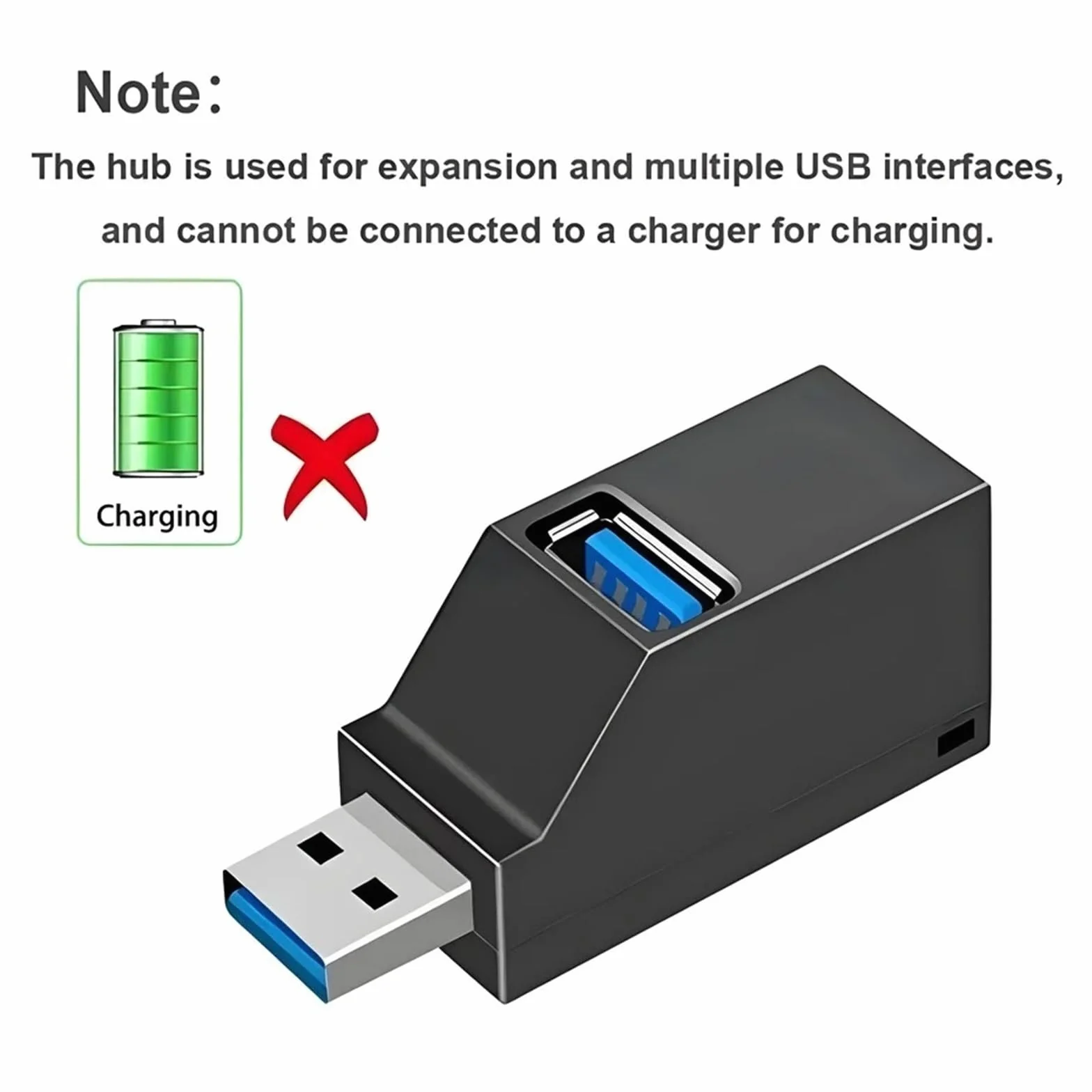 Hub USB 3.0 1-3 porty do mini rozdzielacza, szybki adapter przedłużacz do komputera laptopa, czytnika kart dysku U