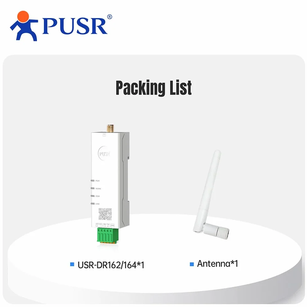 Konwerter szeregowy na dwupasmowy WiFi RS232 na WiFi Modbus Gateway Modbus RTU do TCP z MQTT IEEE802.11 a/b/g/n Łatwa konfiguracja Serwer urządzeń szeregowych USR-DR162