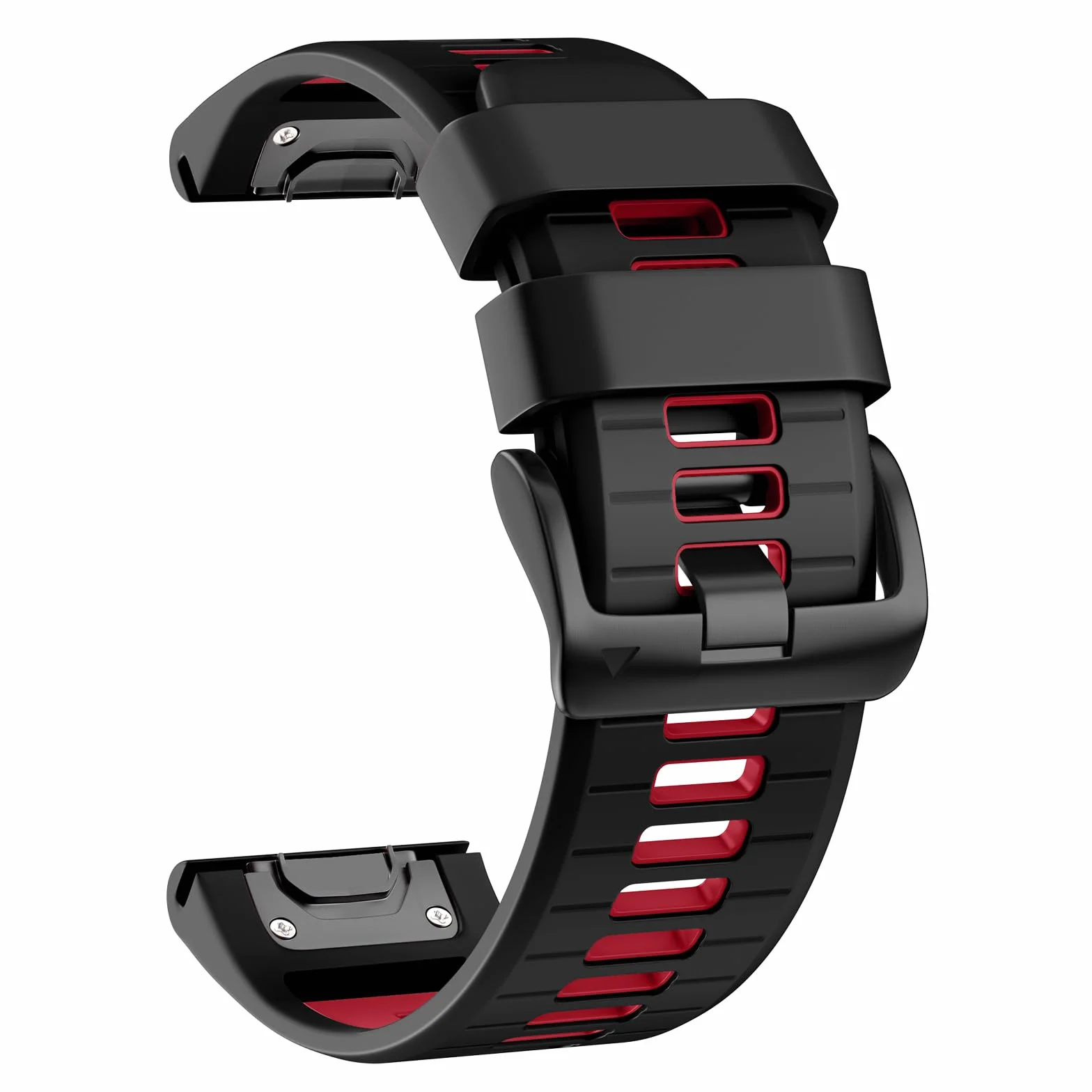 Pasek do zegarka Garmin Fenix 7X Pro / Fenix 7X / Fenix 6X Pro / Fenix 6X / Fenix 5X / Fenix 3, 26 mm silikonowy pasek zastępczy do Garmin Epix Pro 51 mm/TACTIX 7