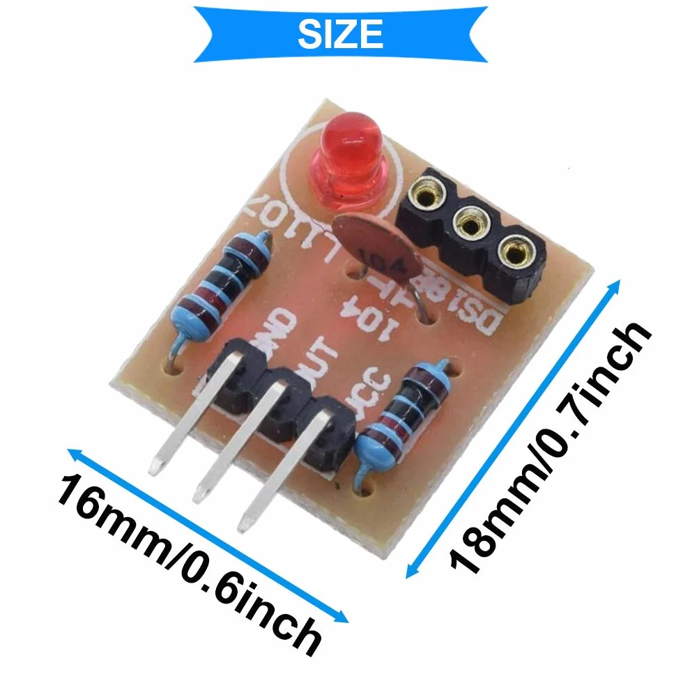 Moduł czujnika laserowego 4 szt. niemodulator tuba odbiornik laserowy do Arduino z 4 szt. KY-008 650nm moduł nadajnika laserowego, kabel Dupont