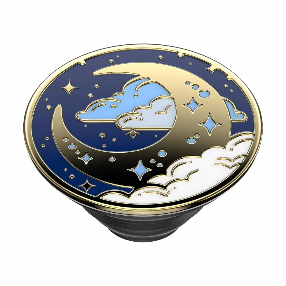 PopSockets Samoprzylepny Grip do Telefonu, Uchwyt, Podstawka do Telefonu, Enamel - Fly Me To Moon