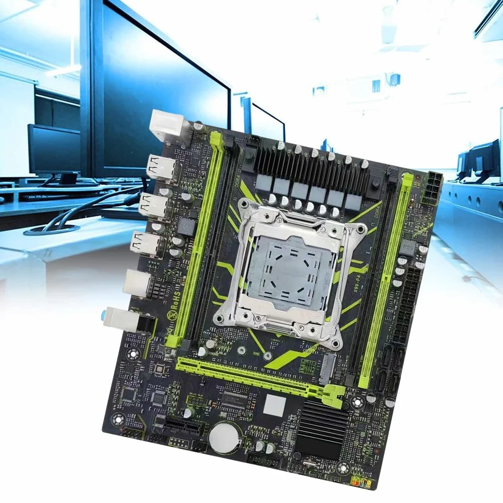 Płyta główna X99 DDR4 LGA2011 X99 P4 H55 Chipset Gigabit Ethernet X99 Płyta główna do gier z gniazdami M.2 NVME/NGFF