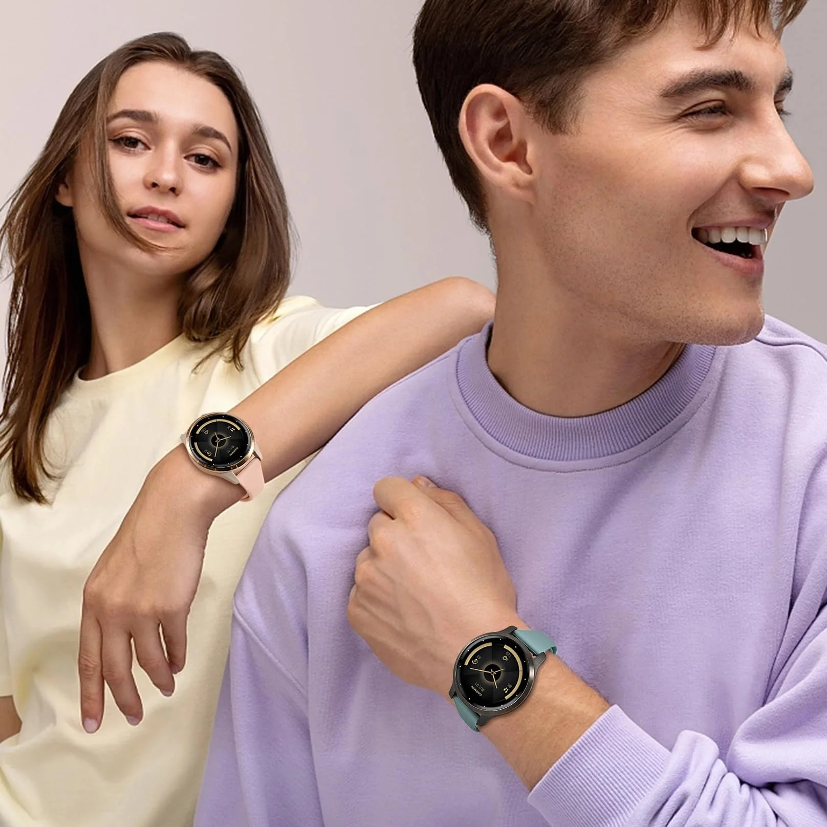 5 sztuk, 18 mm, smukły pasek sportowy kompatybilny z Garmin Venu 3S / Vivoactive 4S / Venu 2S / Vivomove 3S, cienki, miękki silikonowy pasek zamienny do zegarka Garmin Forerunner 255S/265S, dla
