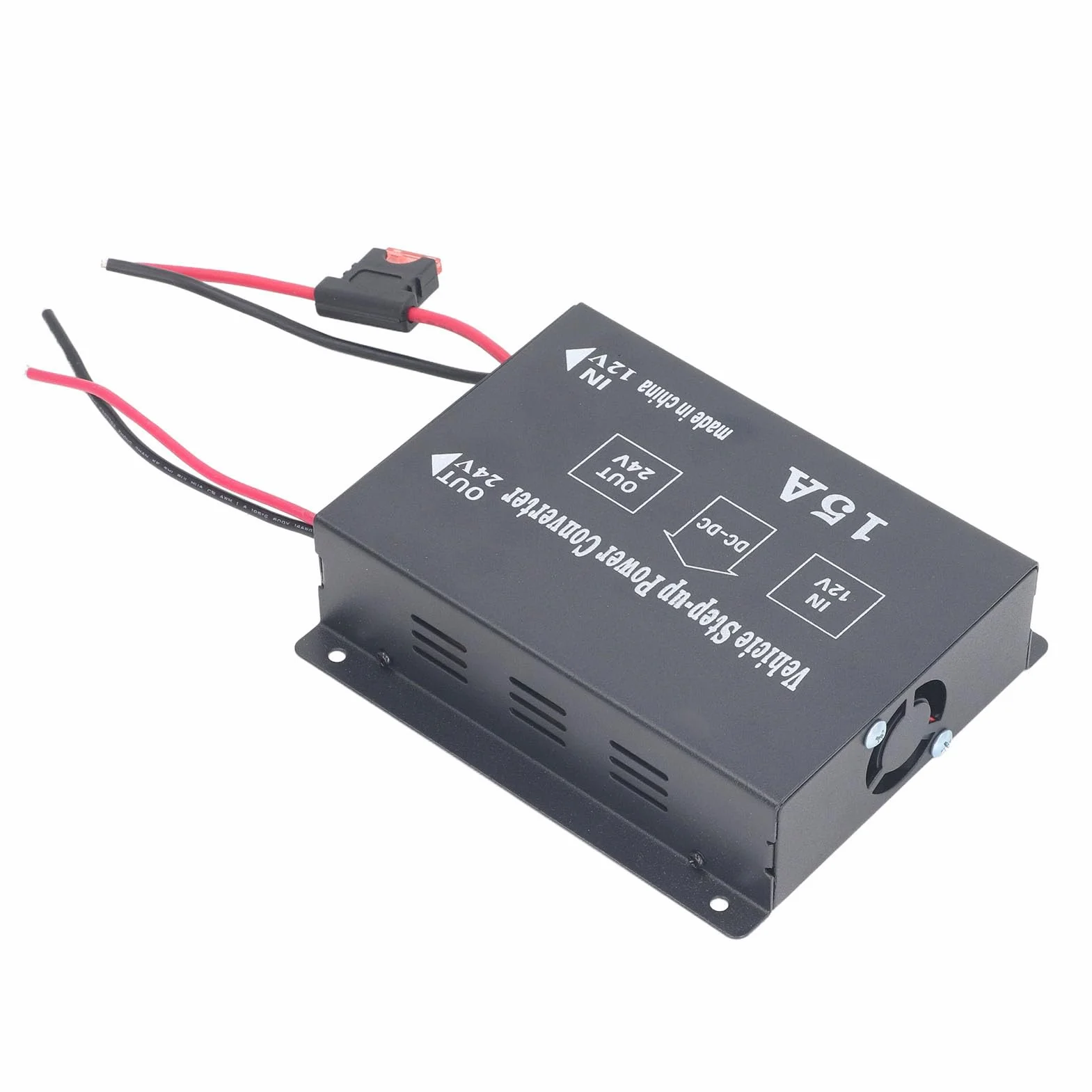 konwerter napięcia 12 V na 24 V 15A DC na DC konwerter mocy zwiększający moc subwoofer materiały do ​​modyfikacji