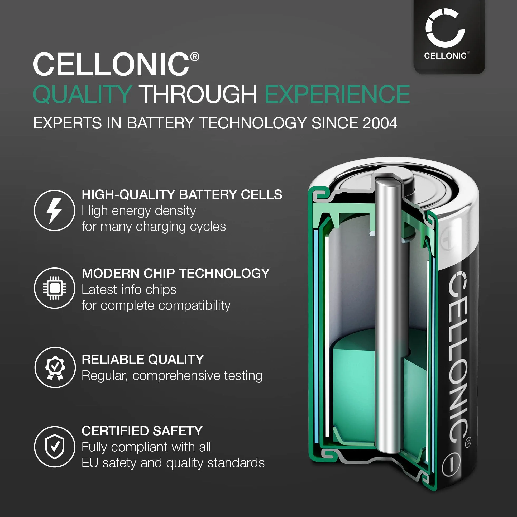 CELLONIC® Zapasowy akumulator 1INR19/66-3, ID998, IAA011NA, SUN-INTE-118 do głośnika JBL Charge 4, bateria 7800 mAh, głośnik