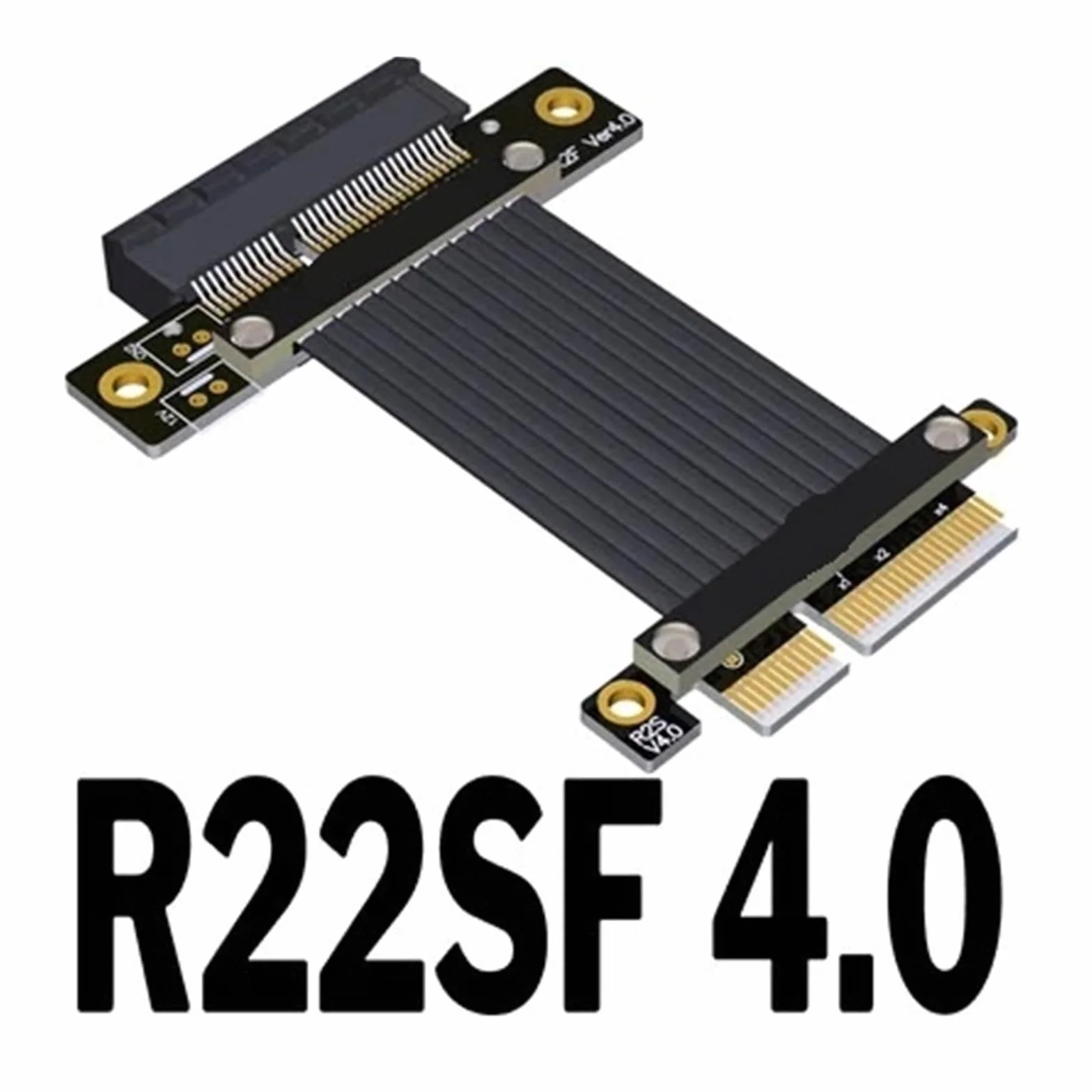 PCI-E 4X PCI Express 4.0 X4 PCIE Riser Card Converter Extender do karty graficznej GPU górnik 1 szt. (10 cm, R22SF 4.0)