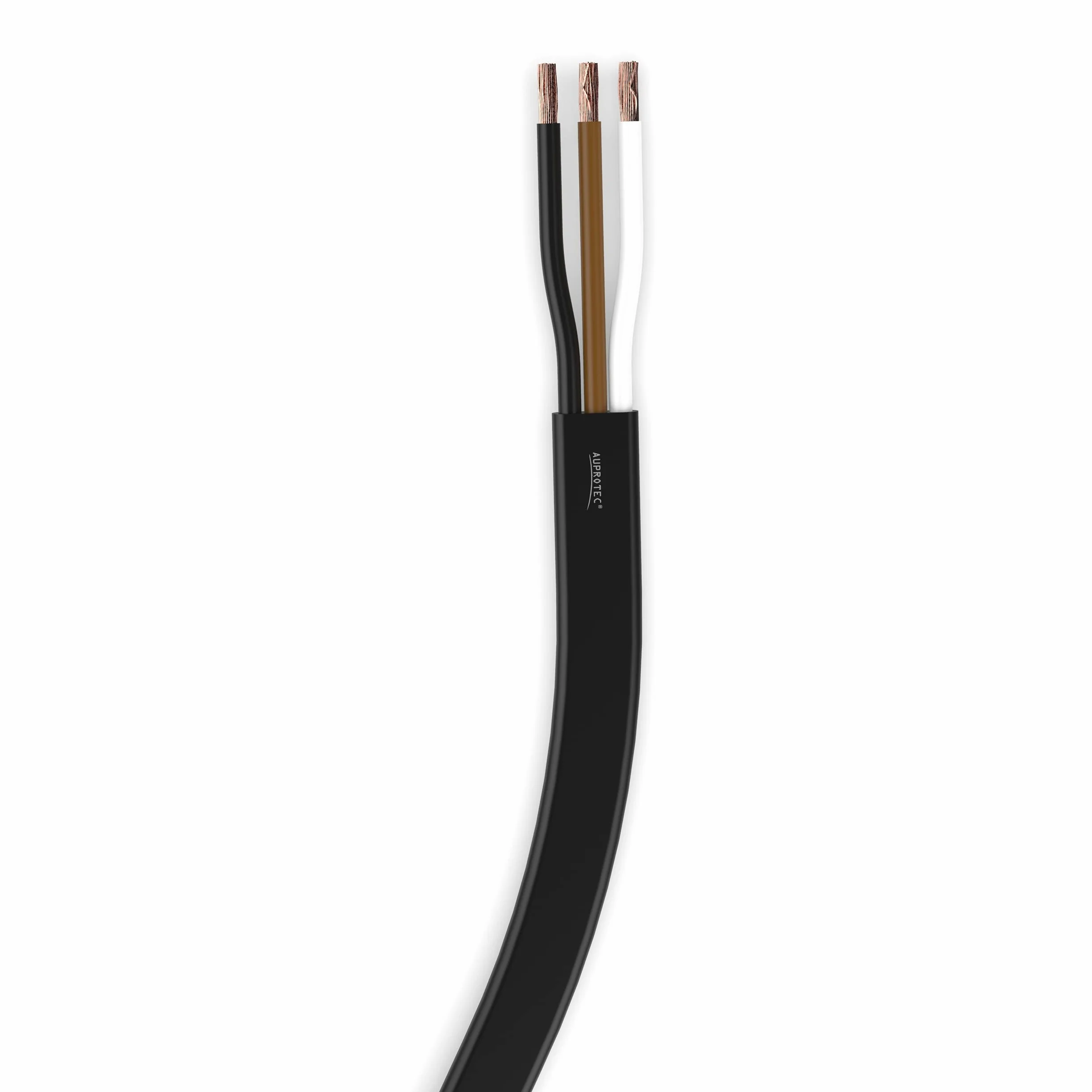 AUPROTEC Kabel samochodowy 3 x 0,75 mm² 20 m płaski FLRYY I płaski kabel do pojazdu/przewód samochodowy do różnych zastosowań, 3-biegunowy kabel nadaje się do przyczep