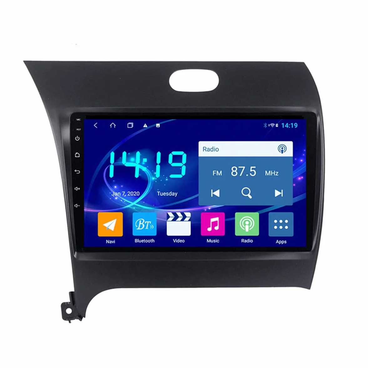 4g Pełna nawigacja Netcom GPS dla samochodu Android 9 Samochód Stereo Player 1080p HD Ekran dotykowy GPS System nawigacji GPS, dla KIA K3 2013-2015, Darmowe aktualizacja map