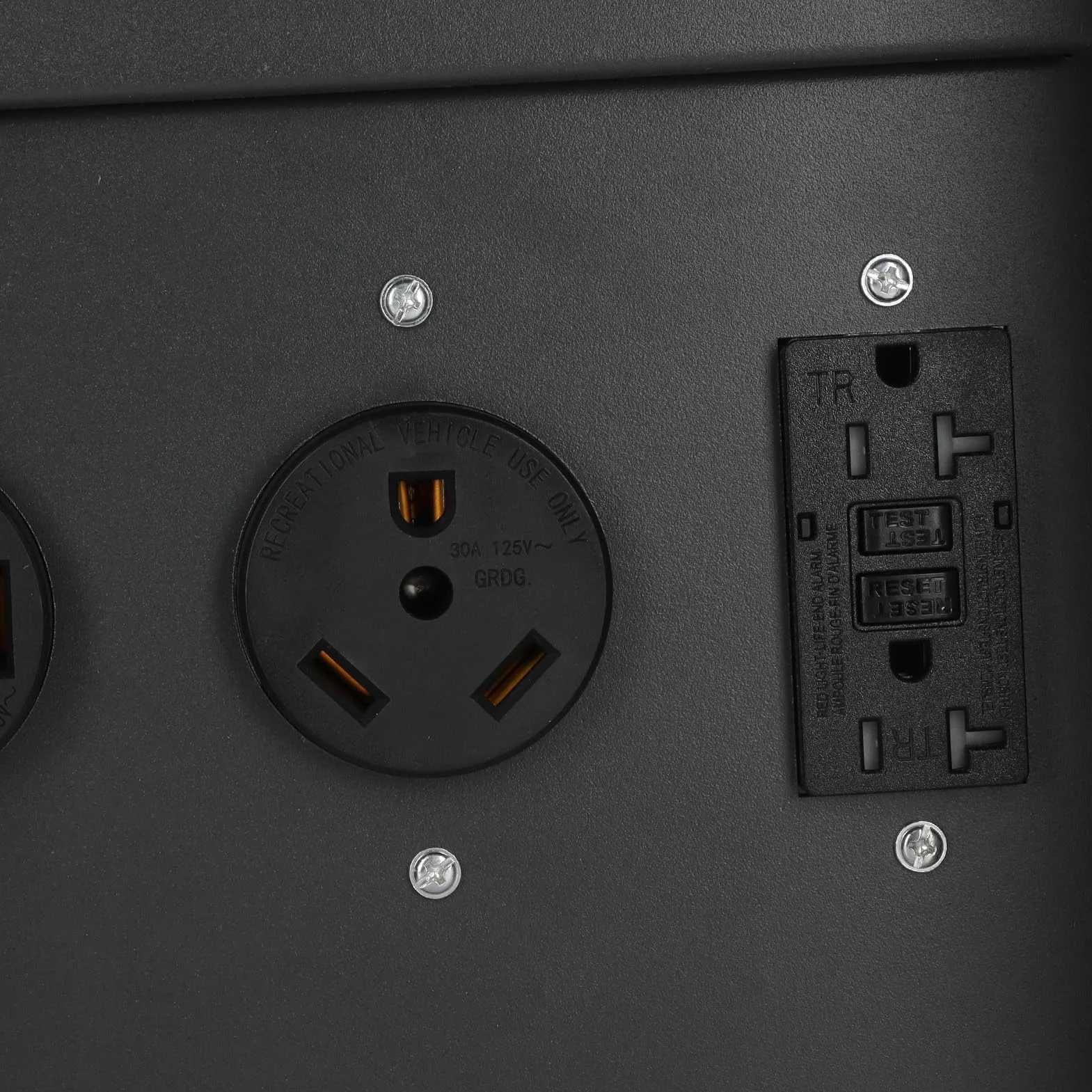 Generic Tymczasowy Panel Gniazdka Elektrycznego z odporną na Warunki Atmosferyczne skrzynką elektryczną do Pojazdu Kempingowego do Bezpiecznego ładowania w Przyczepach Kempingowych i Miejscach Pracy