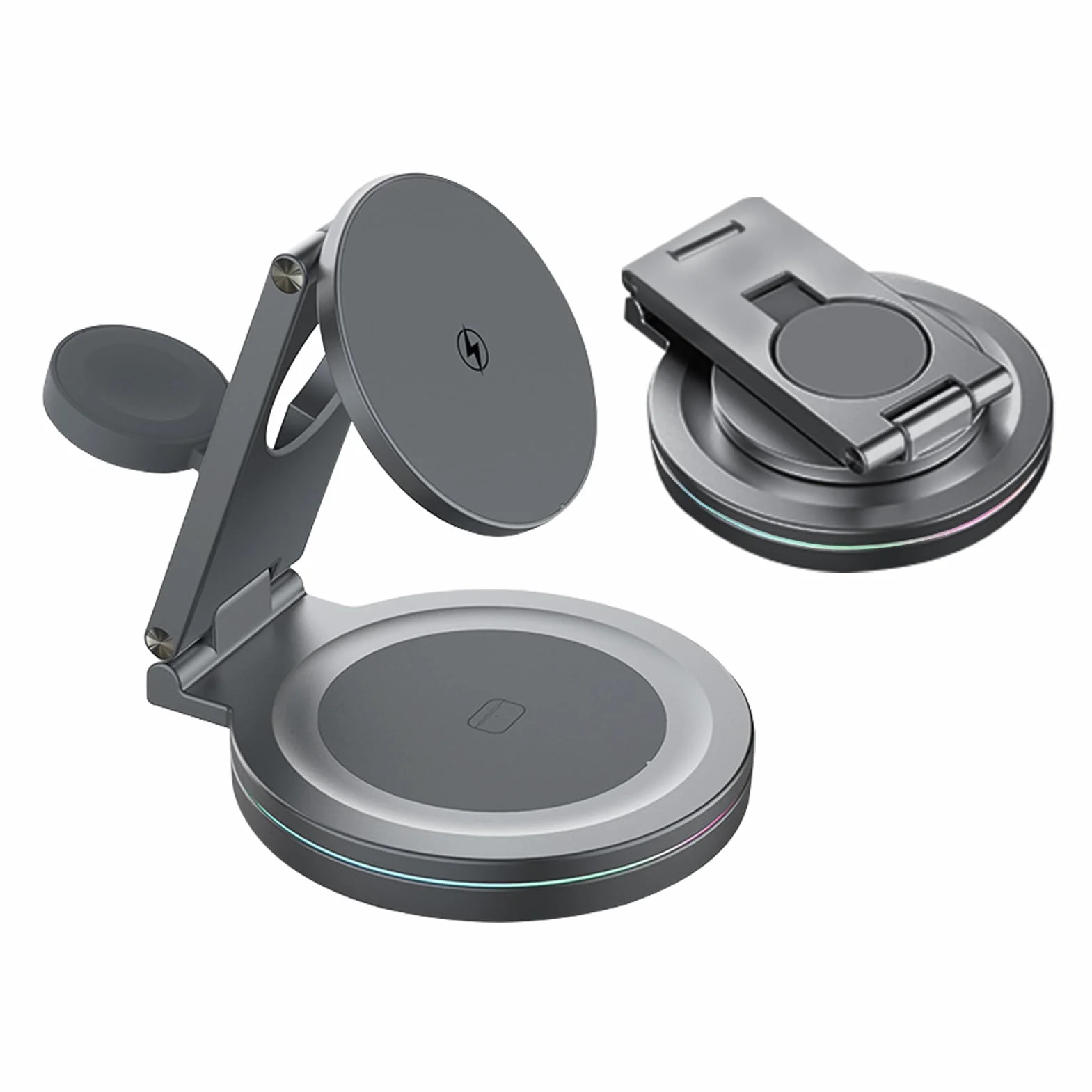 Stacja ładowania telefonu, stacja ładowania telefonu Magnetyczny uchwyt na | Stacja ładująca Obrotowa konstrukcja o 360° Magnetyczny uchwyt