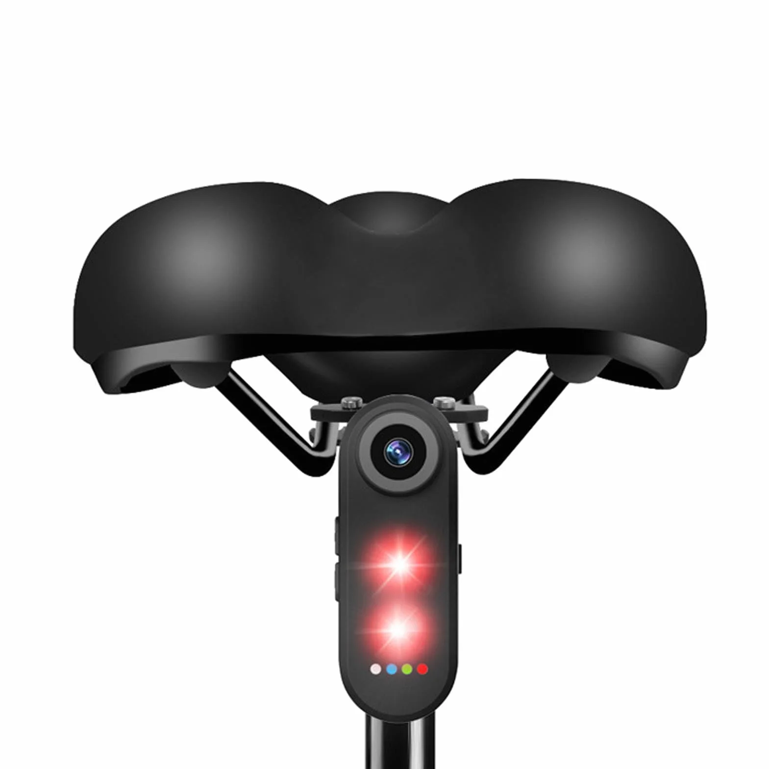 Bewinner Kamera Rowerowa z Ogonem światła, Sportowy Aparat Akcji 1080p, App Control Outdoor Cycling Outhling Oll -View z Mocowaniem, Odporny na wodę IPX6, Kąt Szerokości 140 °