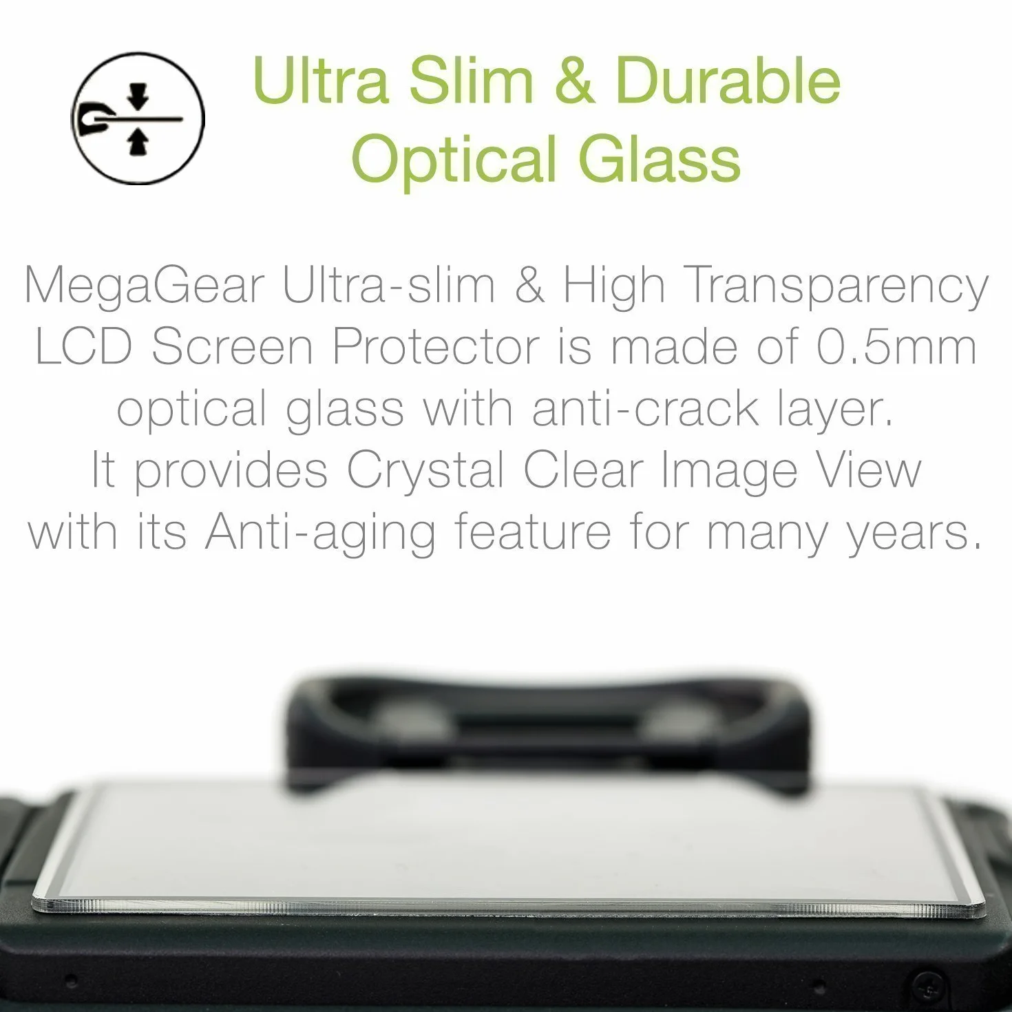 MegaGear MG2004 Camera LCD Optical Screen Protector Compatible with Nikon Z fc