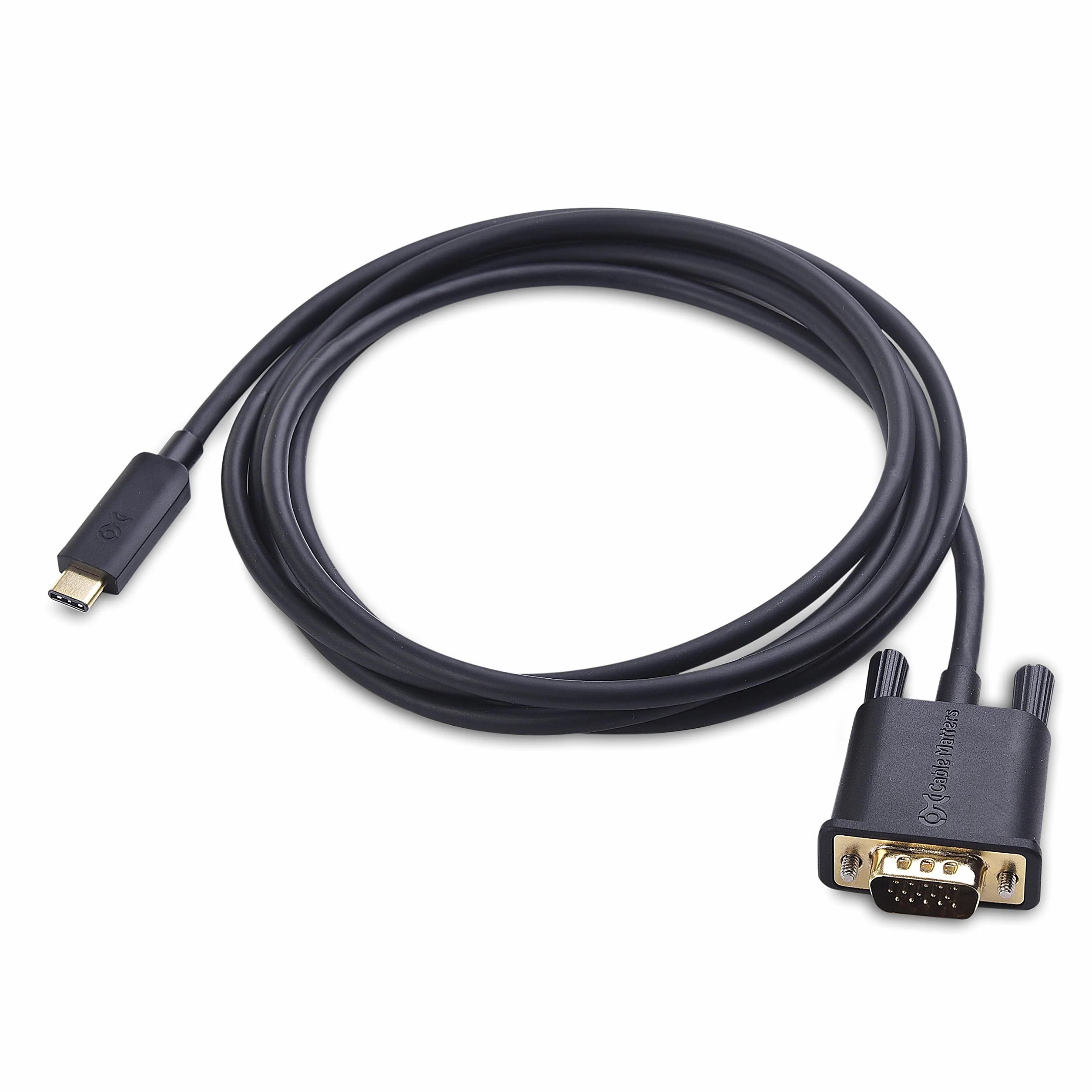 Cable Matters Kabel USB C do VGA (kabel USB-C do VGA) 1,8 m - port Thunderbolt 3 zgodny z MacBookiem Pro, Dell XPS 13/15, HP Spectre x360, Surface Book 2, Lenovo Yoga 910 i innymi