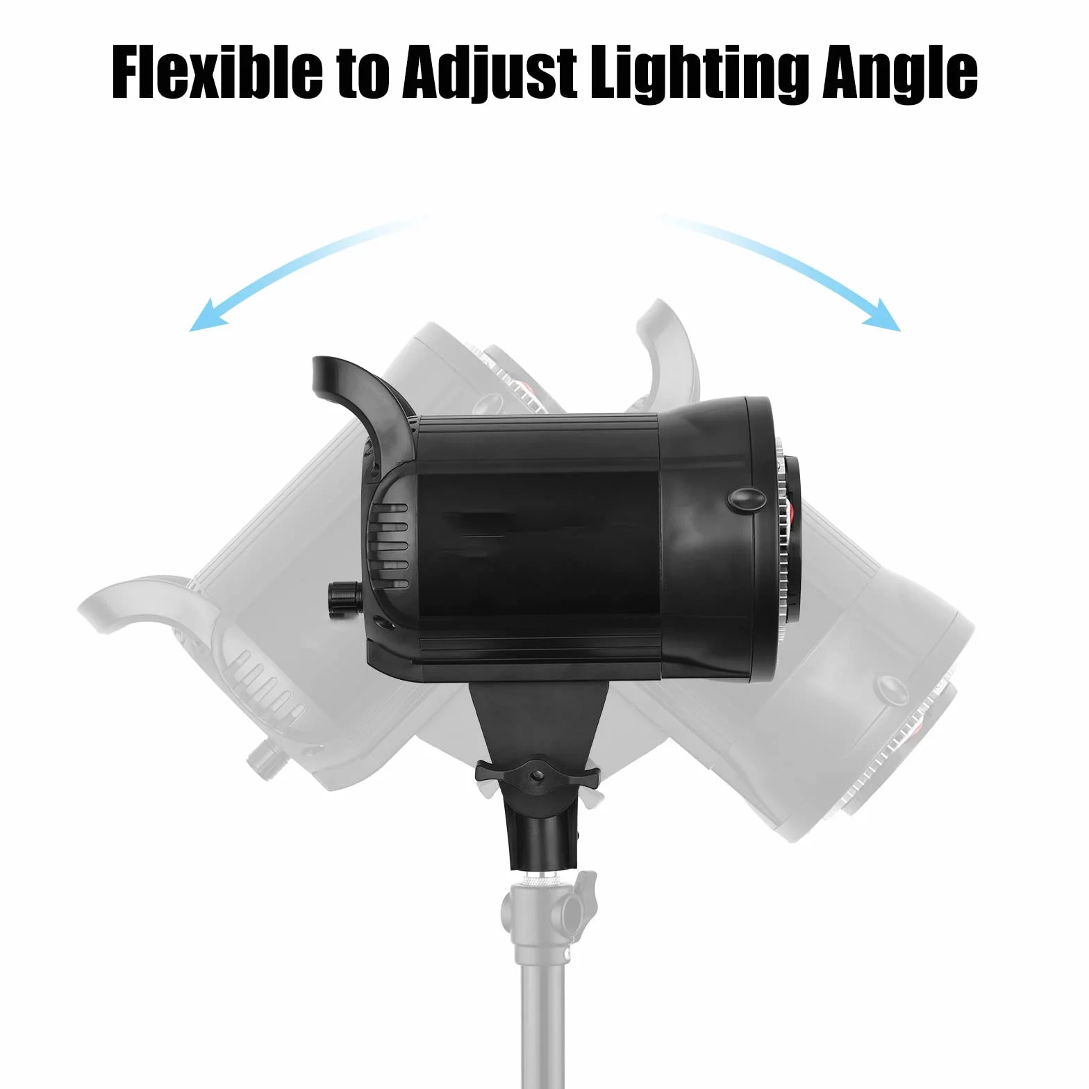 Andoer LM60Bi studyjna lampa błyskowa Studio Flash Strobe Blitz Light 135 W, lampa studyjna 3000 K-5600 K, przyciemniane światło ciągłe z uchwytem Bowens i pilotem zdalnego sterowania