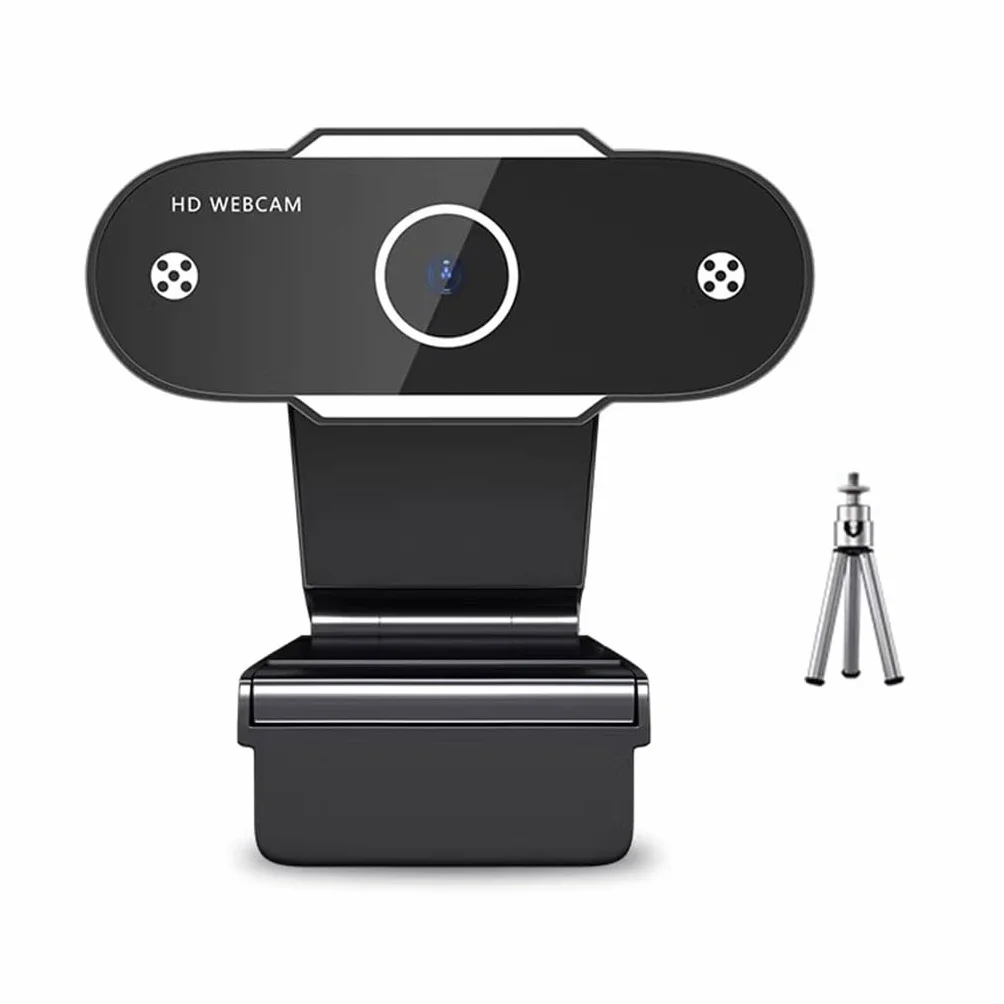 Zewnętrzna Kamera Internetowa USB Kamera Komputerowa Z Autofokusem Kompatybilna Z Microsoft Teams, Kamera Do Streamowania Plug And Play USB, Do Laptopa, Komputera Stacjonarnego(480P,With tripod)
