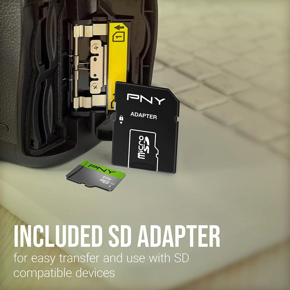 PNY Elite microSDXC 64GB Class 10 UHS-I U1 100MB/s