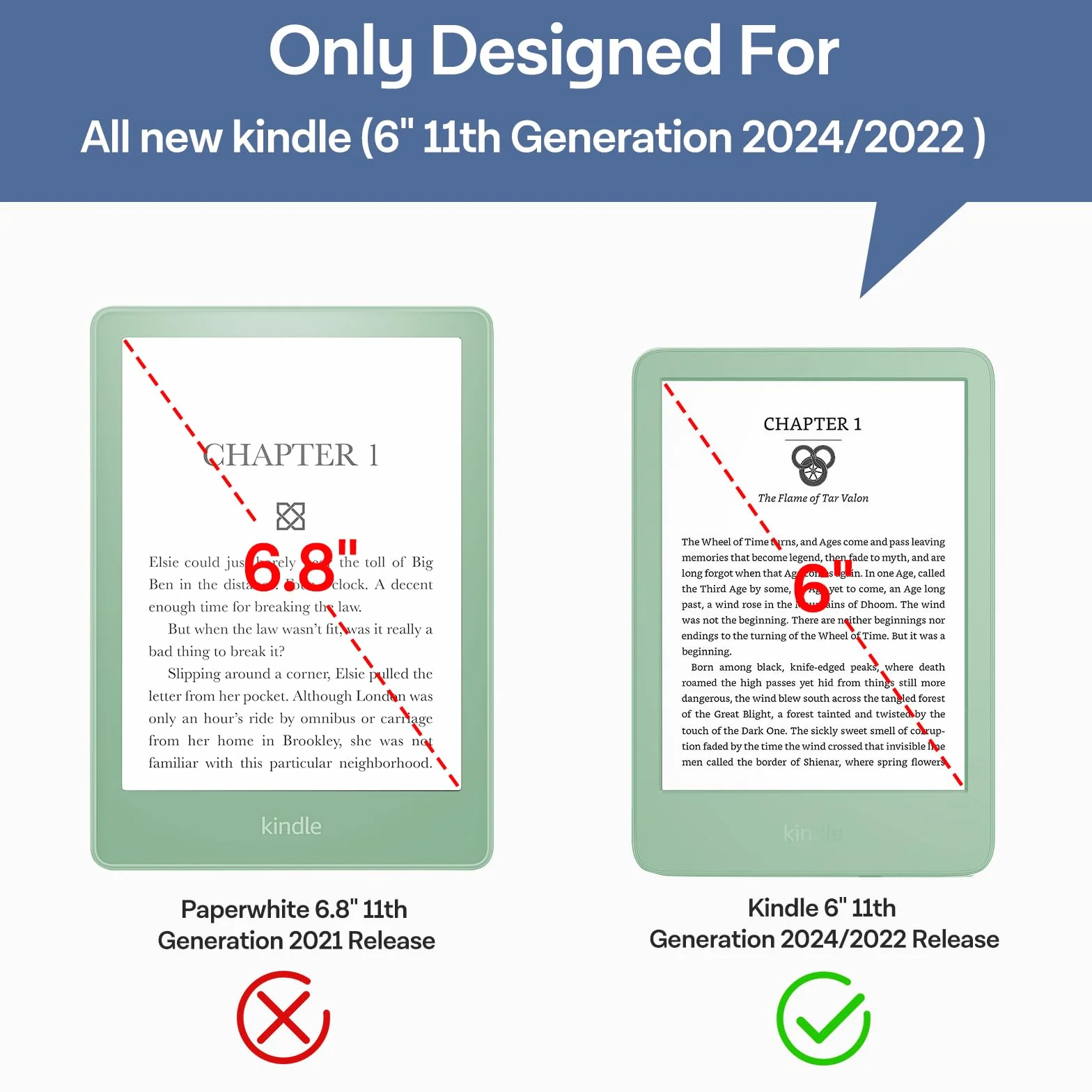 CoBak 2 sztuki folii ochronnej HD do 6" Kindle 11. generacji 2024 i 2022, Kobo Nia i PocketBook – wysoka temperatura 9H Screen Protector -4