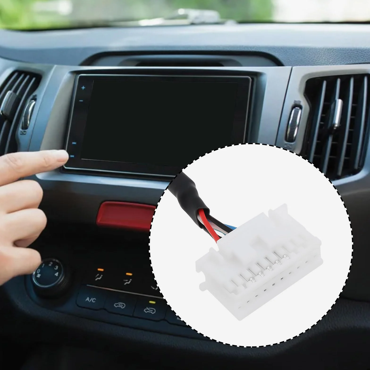 Adapter gniazda karty SIM 20-pinowy kabel kompatybilny z Android Multimedia GPS 4G