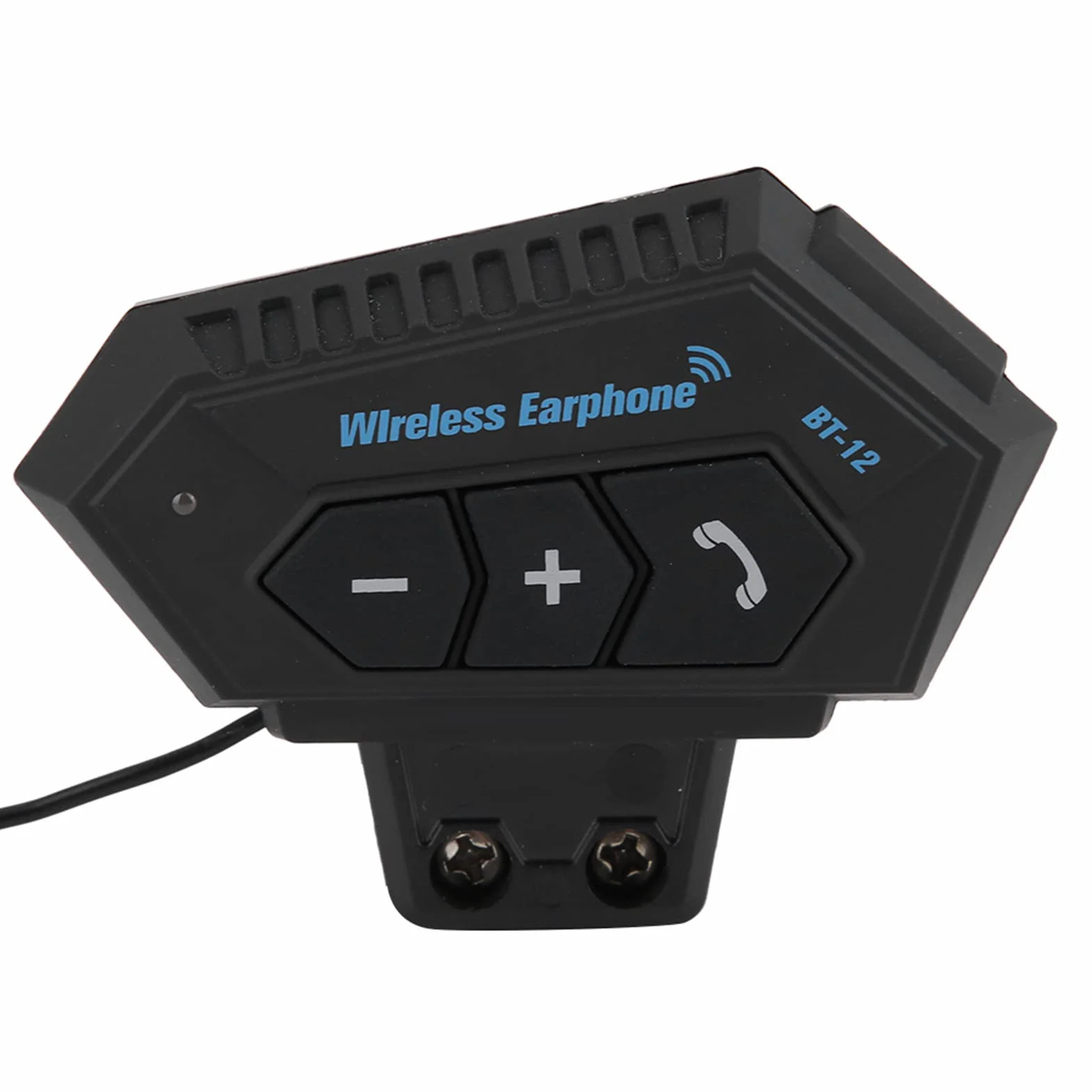 Ejoyous Zestaw słuchawkowy Bluetooth do kasku motocyklowego, słuchawki do kasku motocyklowego, Hi-Fi, bezprzewodowe, czarne